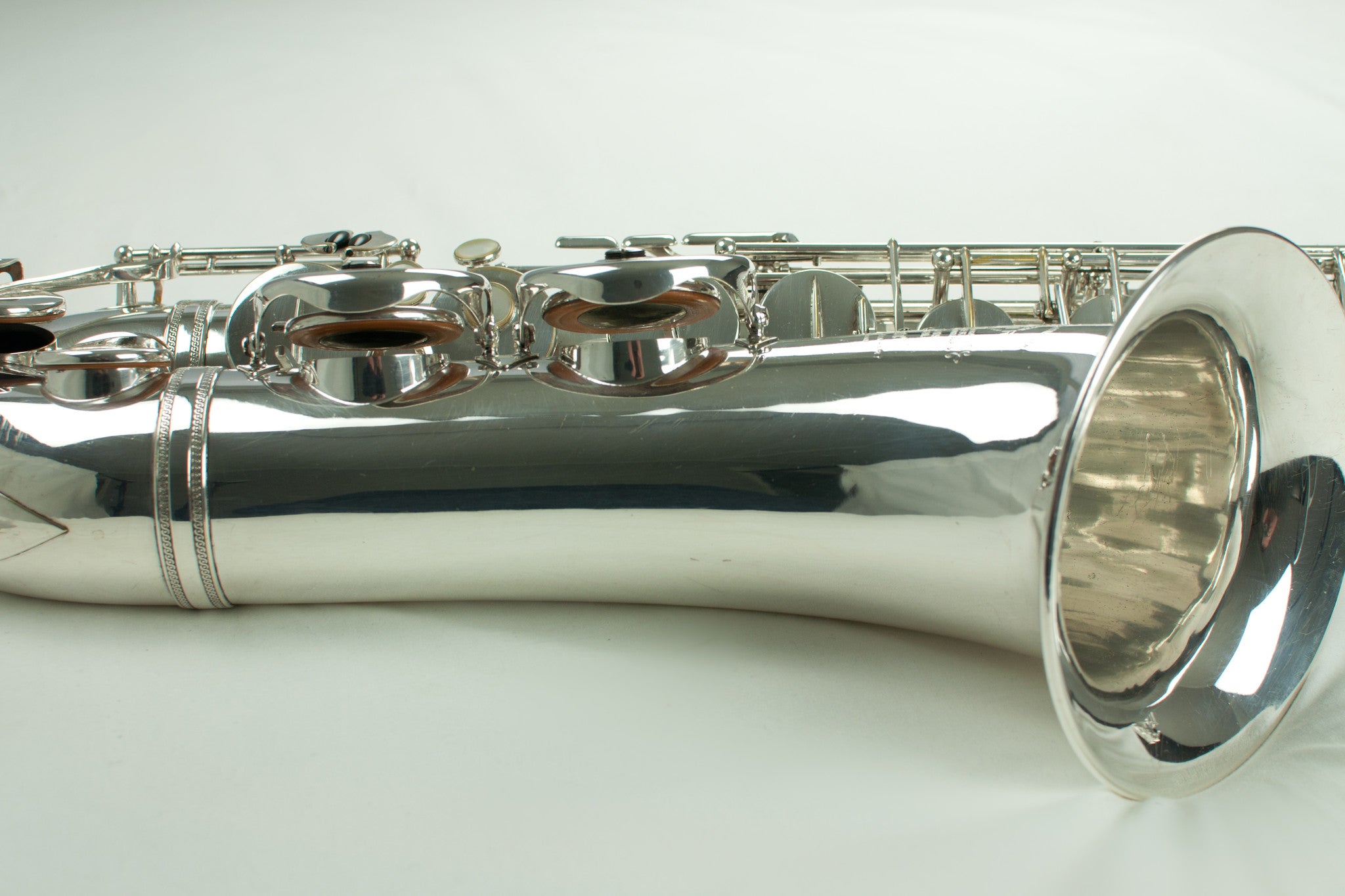 1950 Selmer Super Balanced Action Tenor Saxophone Silver Near Mint SBA 43,xxx