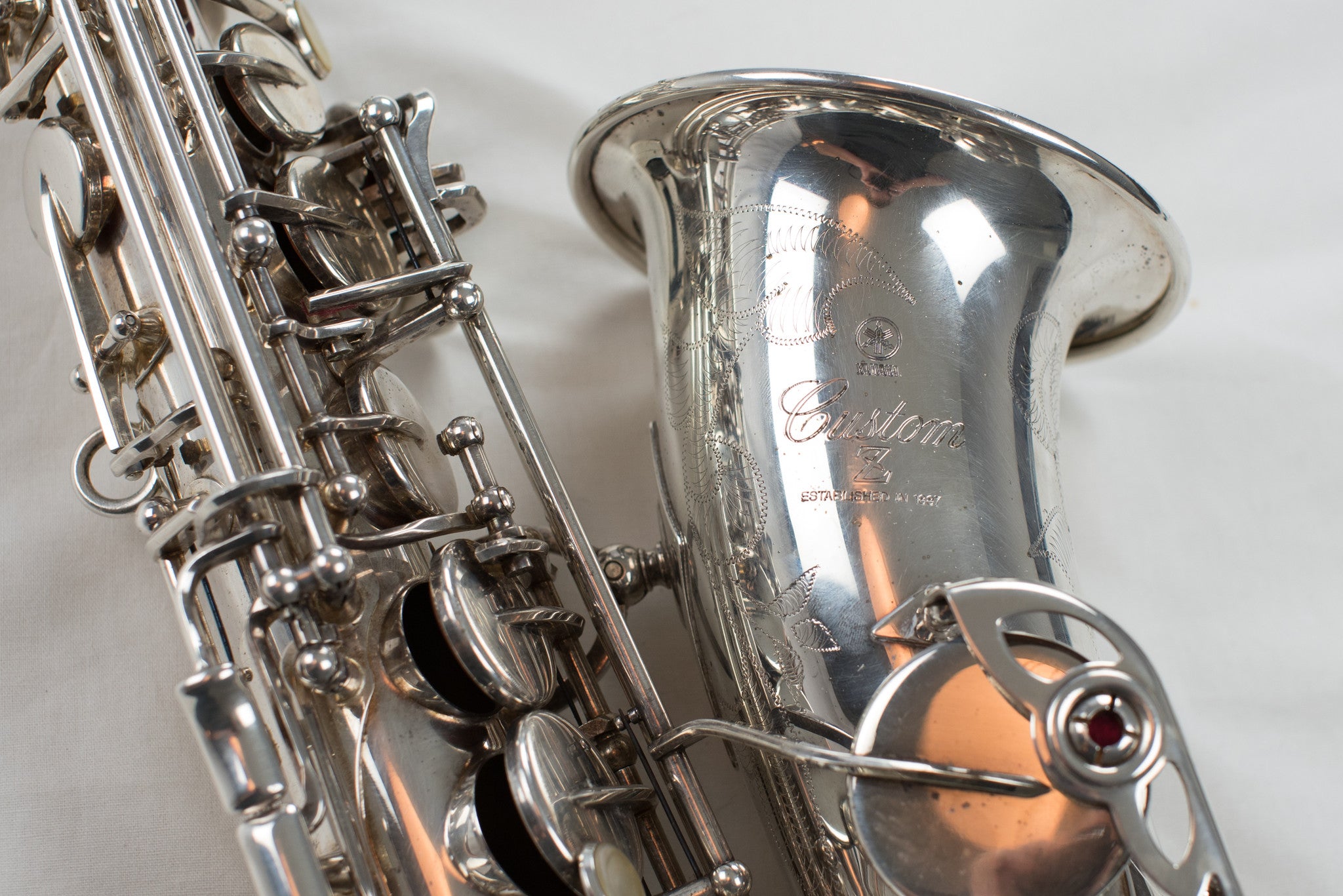 Yamaha Custom 82Z Alto Saxophone, Silver Plated