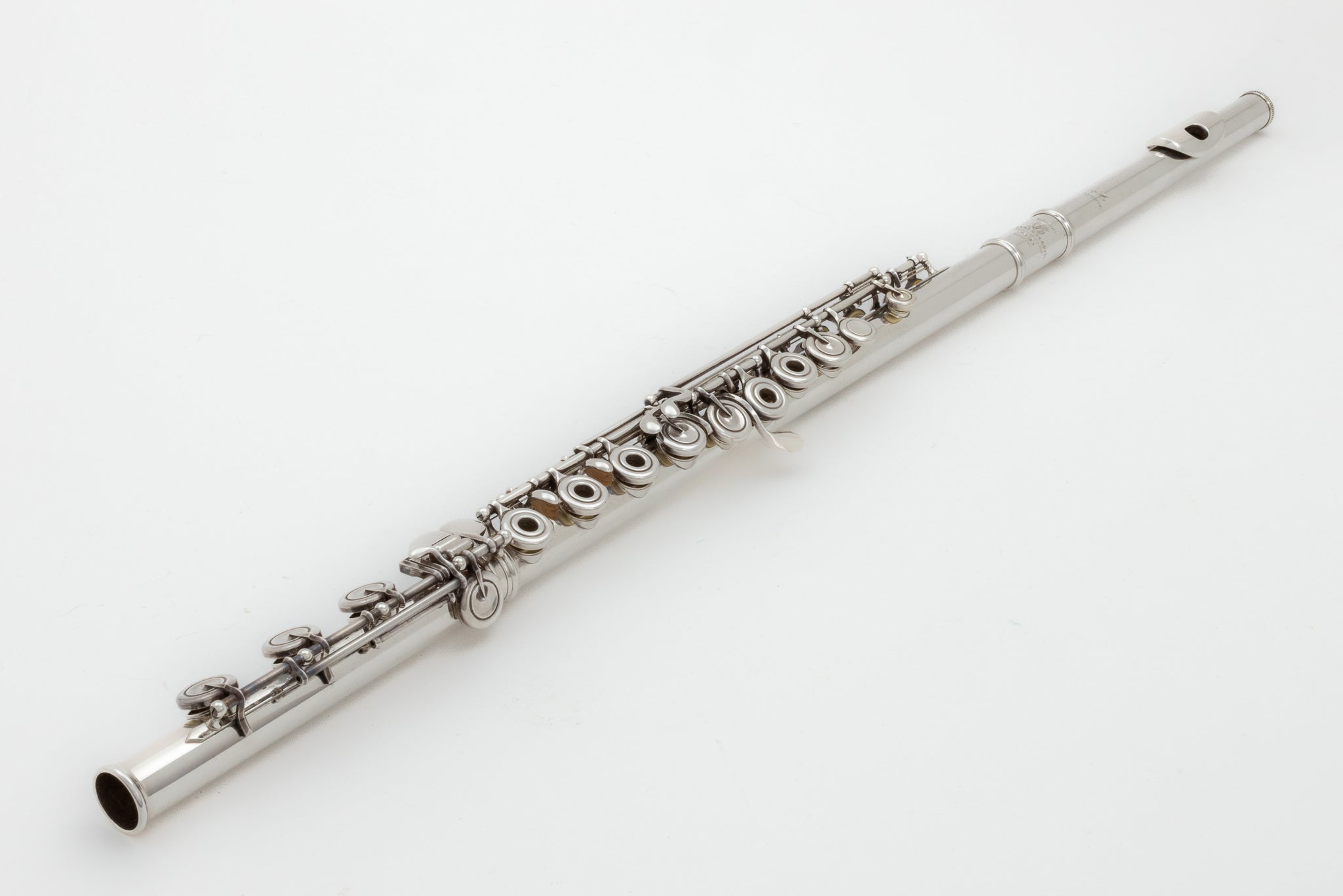 Brannen-Cooper Handmade Sterling Silver Flute #2493