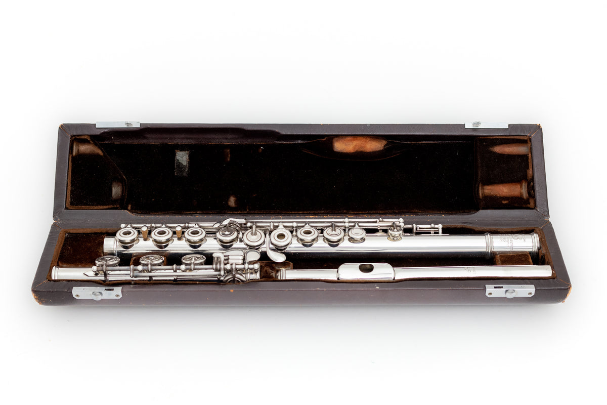 Brannen-Cooper Handmade Sterling Silver Flute #2493