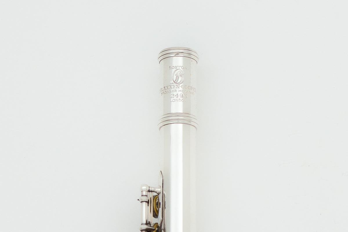Brannen-Cooper Handmade Sterling Silver Flute #2493