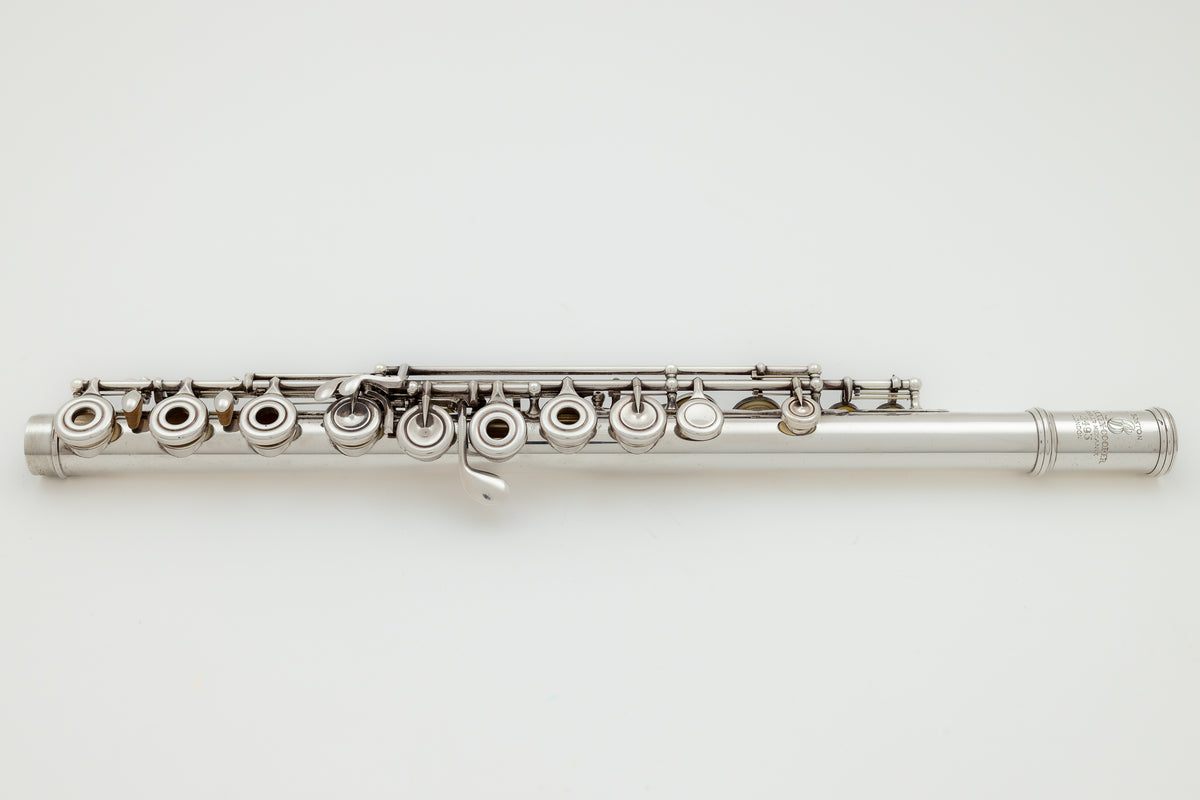 Brannen-Cooper Handmade Sterling Silver Flute #2493
