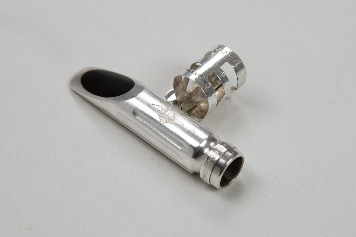 1950's Selmer Metal D Tenor Saxophone Mouthpiece Diamond Logo MARCEL MULE MODEL