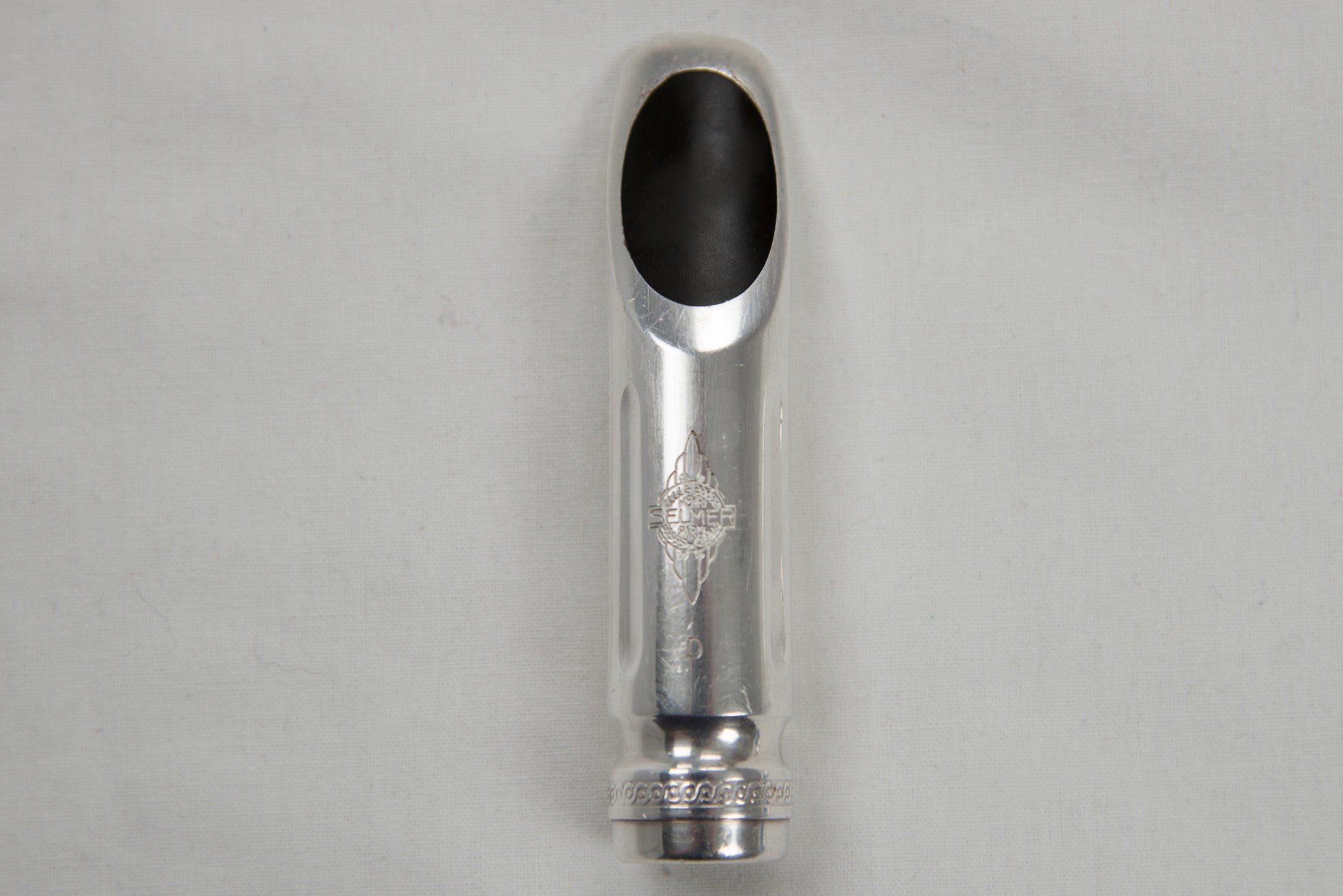 1950's Selmer Metal D Tenor Saxophone Mouthpiece Diamond Logo MARCEL MULE MODEL