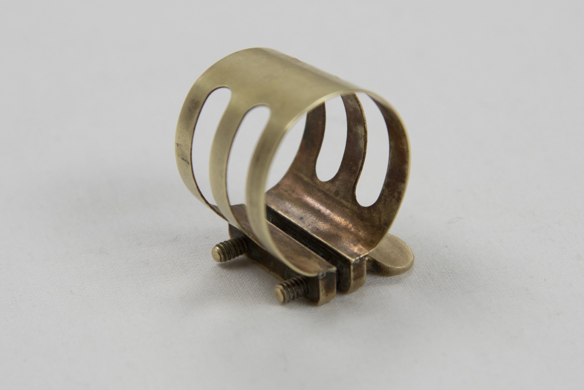 Vintage Brilhart Triple Band Alto Saxophone Ligature