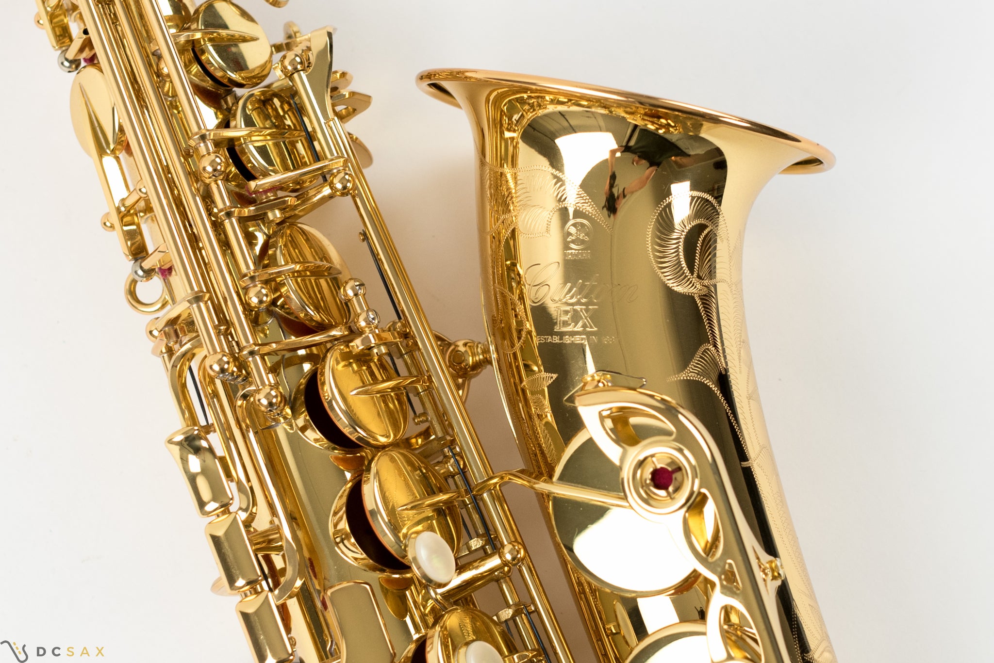 Yamaha Custom YAS-875EX Alto Saxophone, V1 Neck, Near Mint Condition