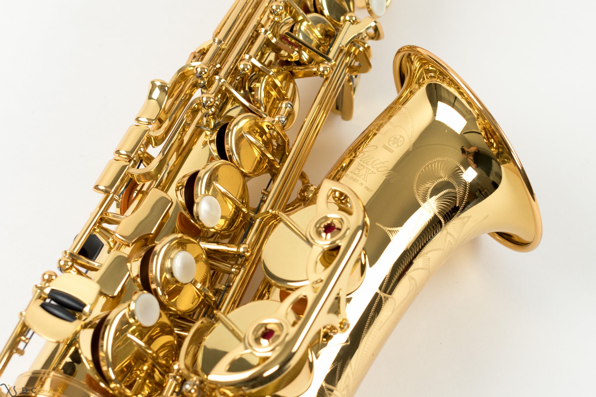 Yamaha Custom YAS-875EX Alto Saxophone, V1 Neck, Near Mint Condition