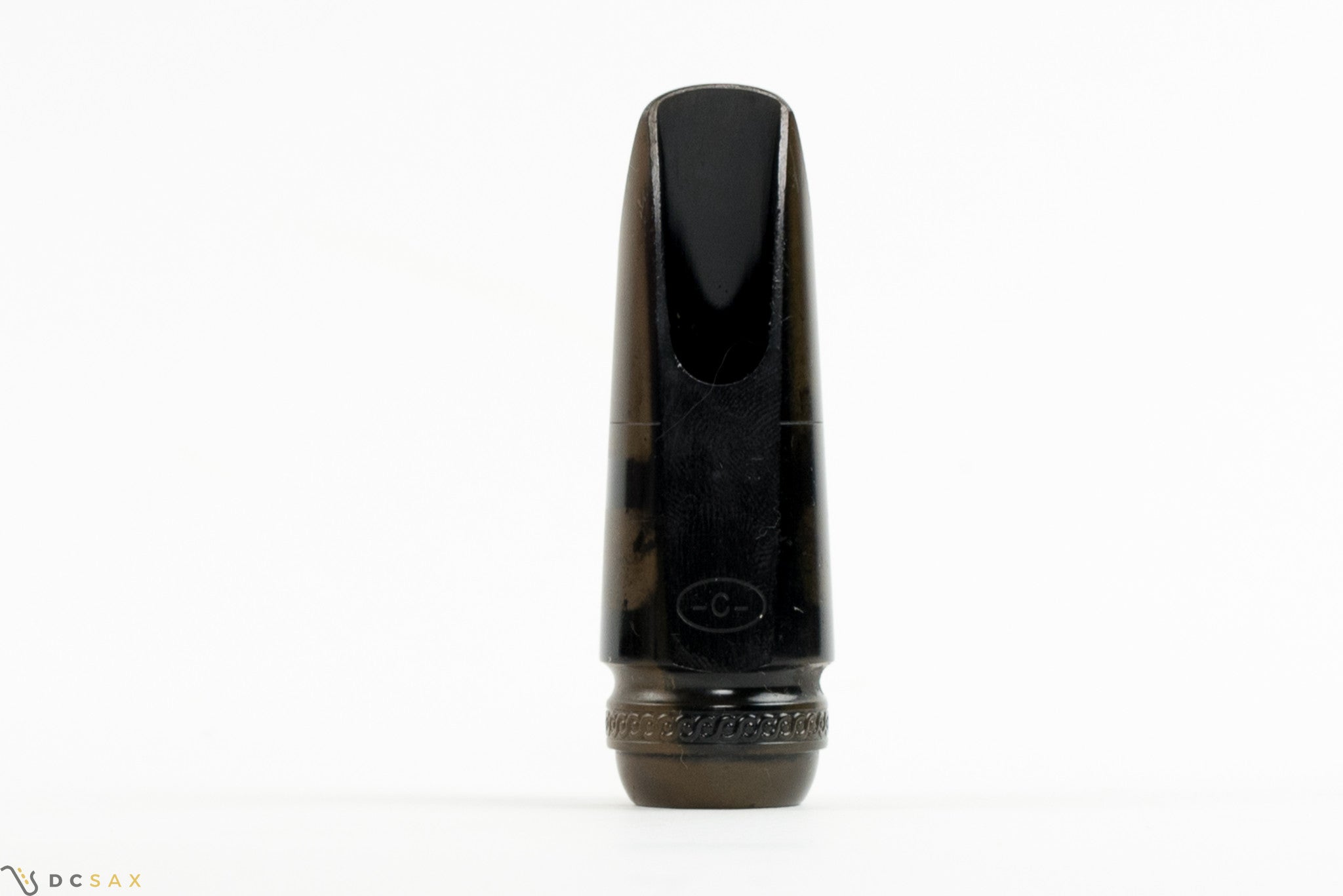 Vintage Selmer Soloist Soprano Saxophone Mouthpiece, C on Table