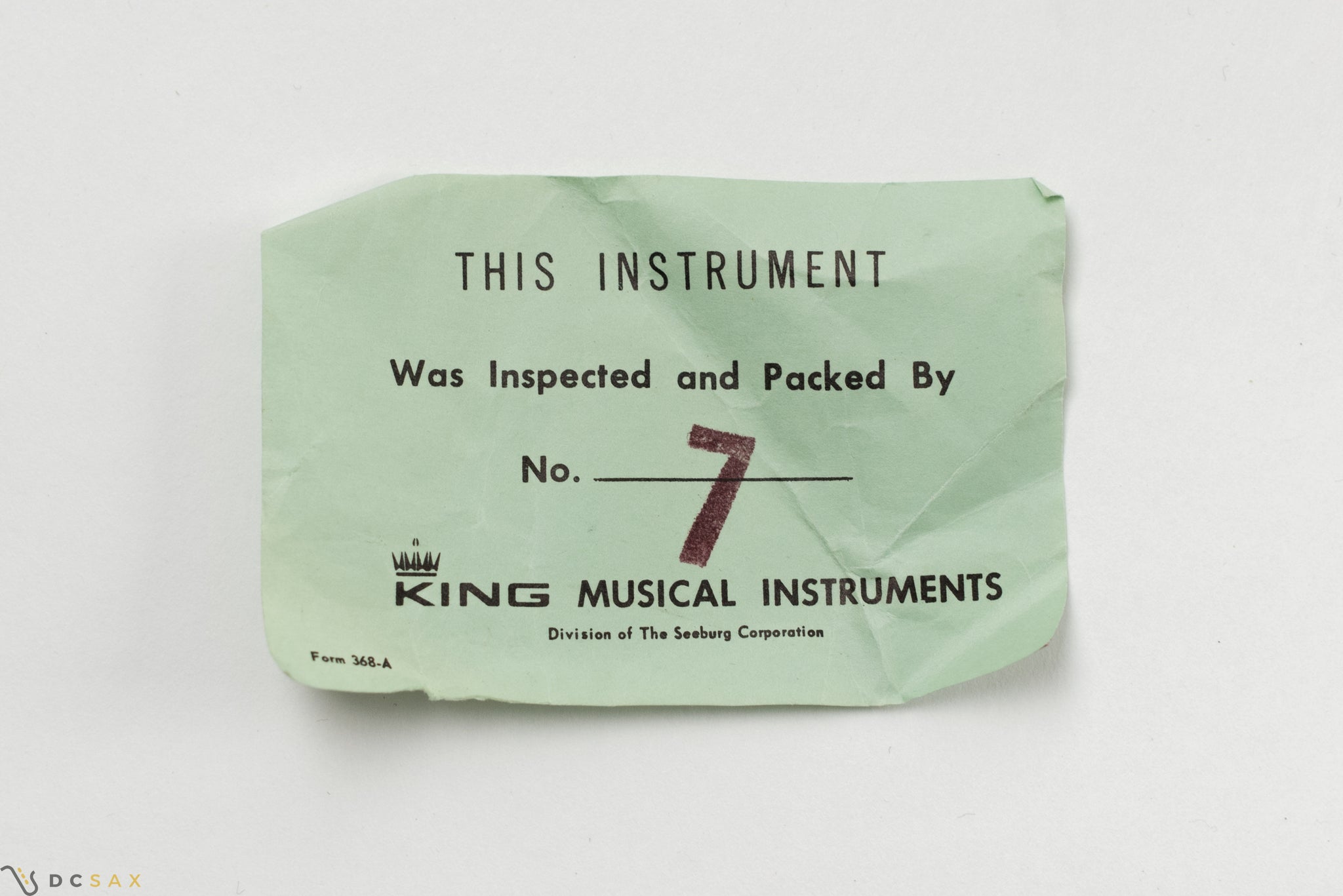 King Super 20 Tenor Saxophone, Silver Sonic, Cleveland, NEAR MINT, WOW