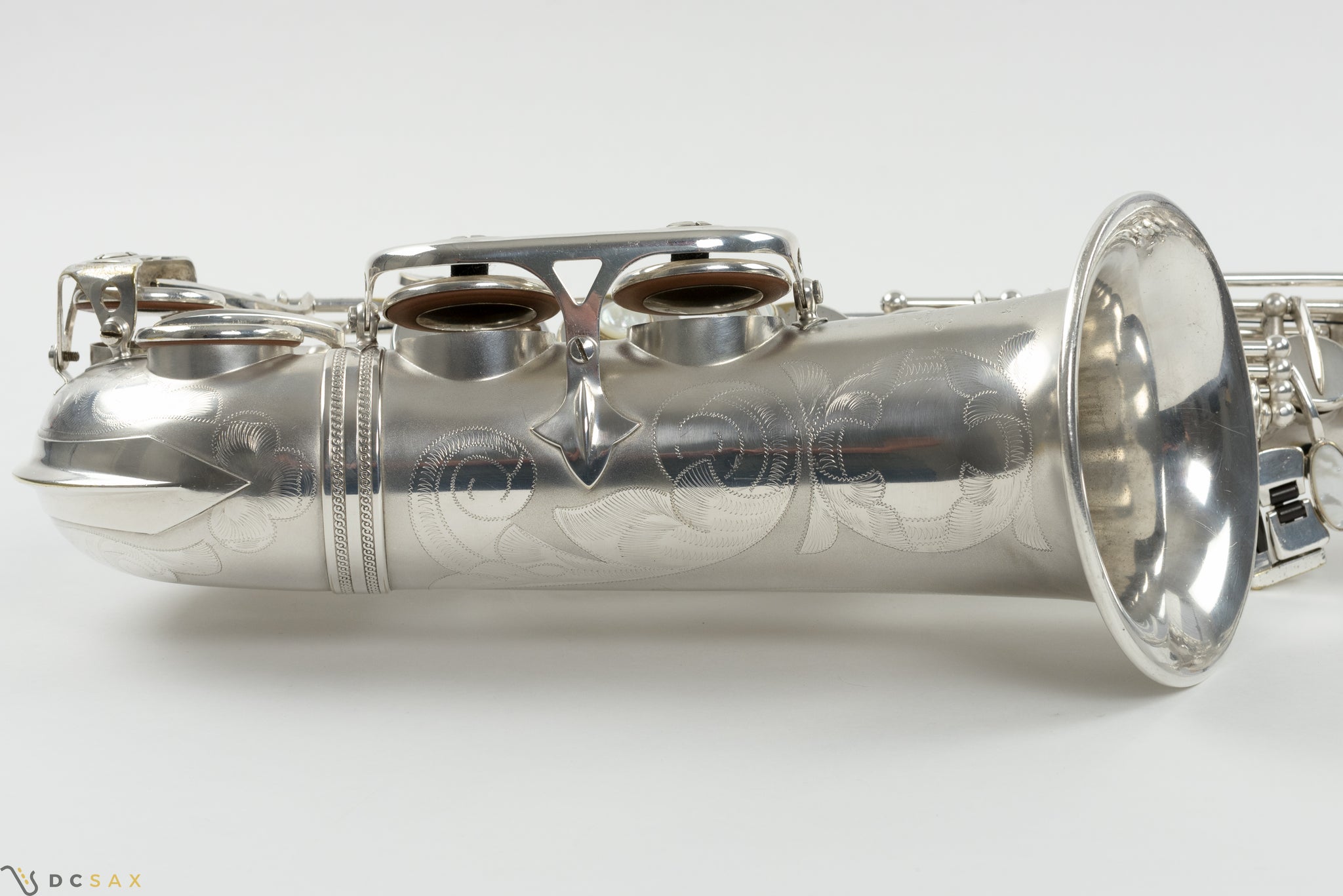 83,xxx Selmer Mark VI Alto Saxophone, 99% Original Satin Silver Plate, Medium Bow, Overhaul, WOW