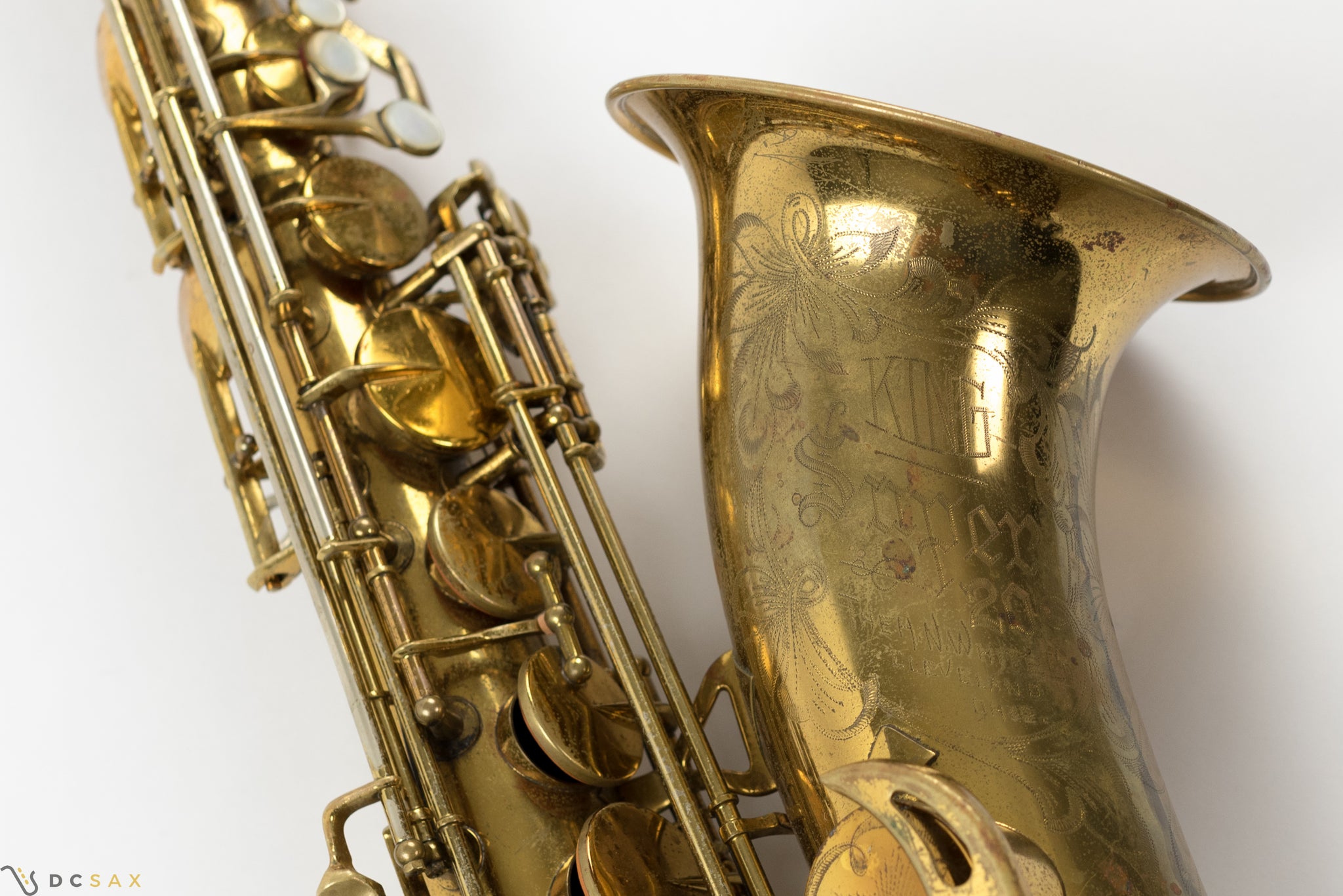 1953 King Super 20 Tenor Saxophone, Full Pearls