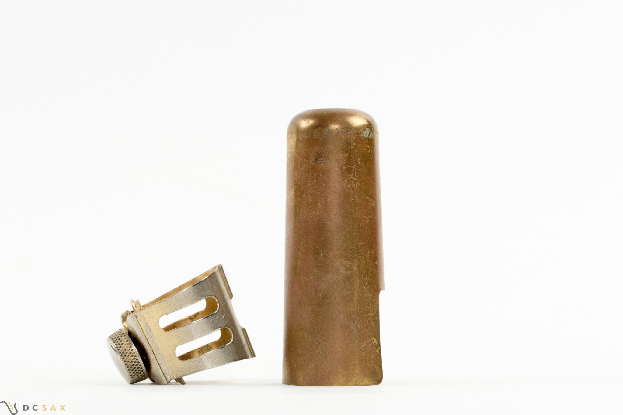 1950's Otto Link Tenor Saxophone Ligature and Cap Set from STM No USA