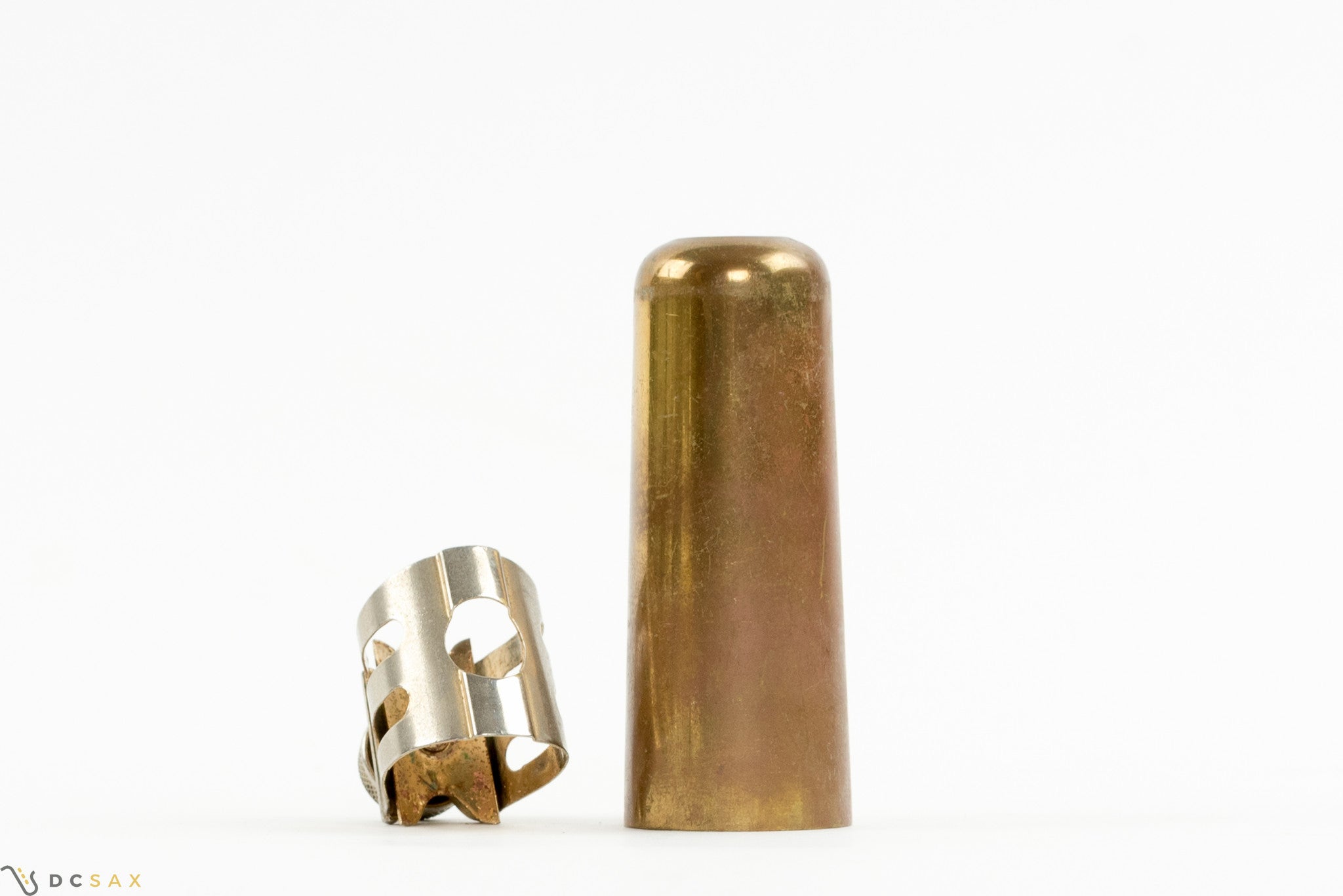 1950's Otto Link Tenor Saxophone Ligature and Cap Set from STM No USA