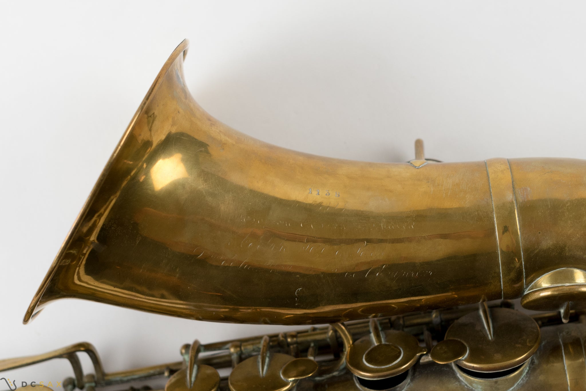 1861 Adolphe Sax Alto Saxophone, Early Big Bell Version