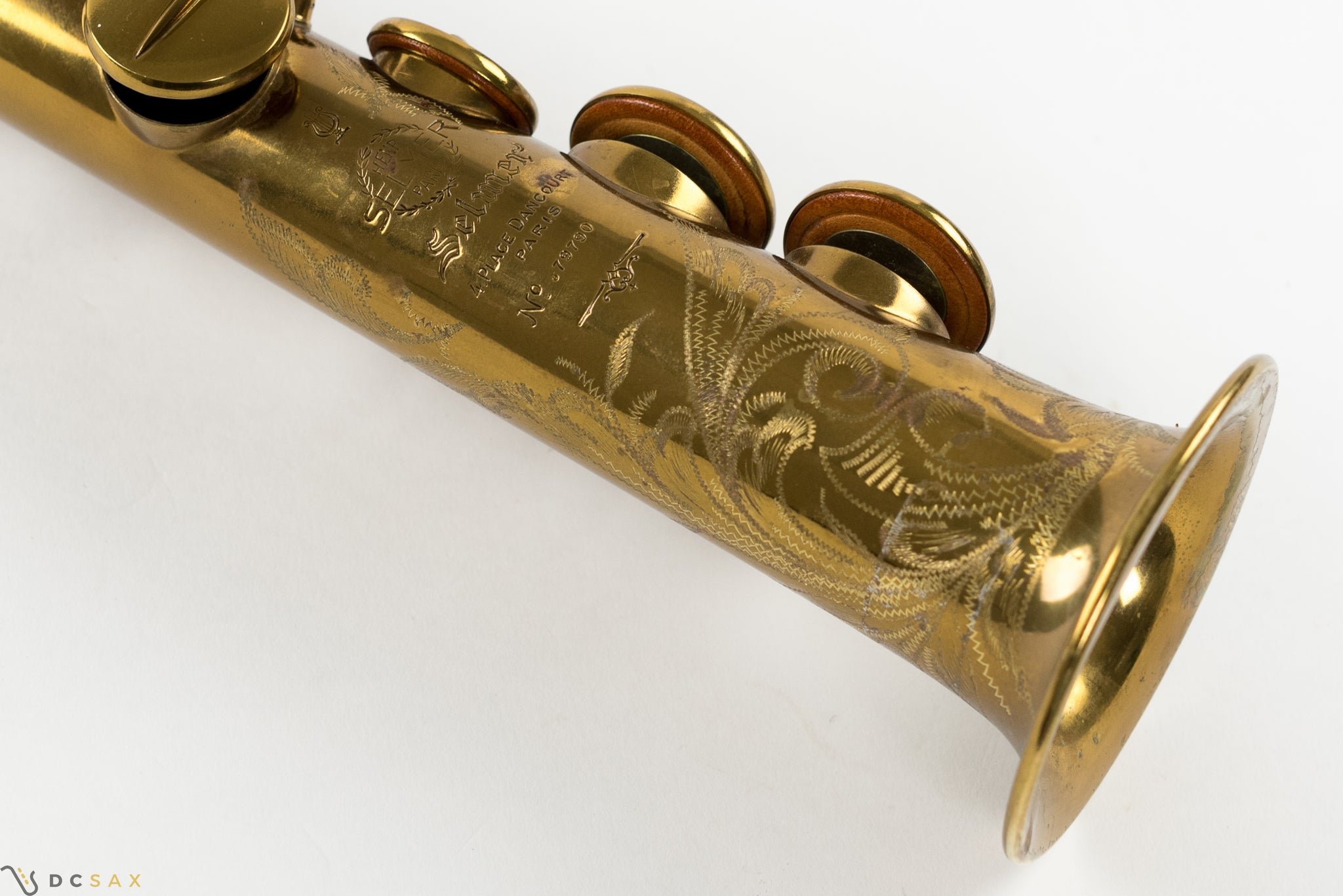 1958 79,xxx Selmer Mark VI Soprano Saxophone, American Engraved, 98% Original Lacuqer