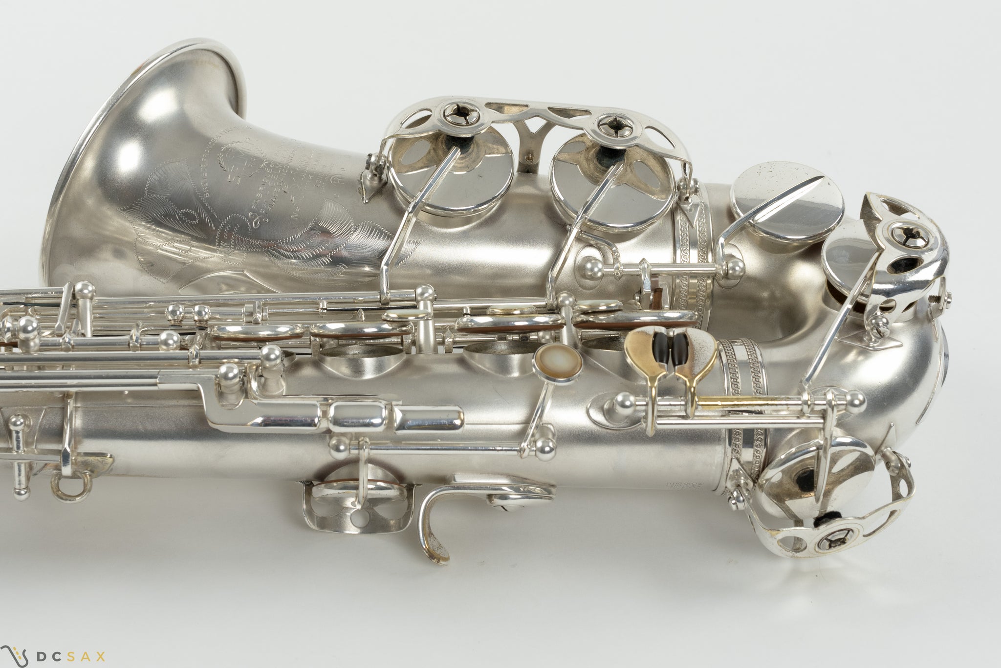83,xxx Selmer Mark VI Alto Saxophone, 99% Original Satin Silver Plate, Medium Bow, Overhaul, WOW
