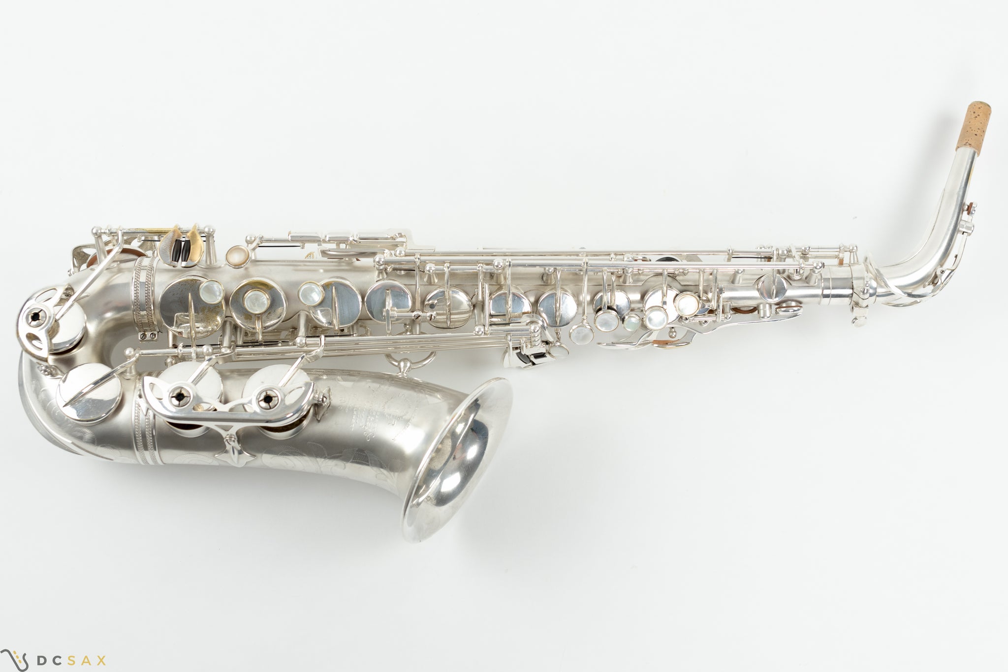 83,xxx Selmer Mark VI Alto Saxophone, 99% Original Satin Silver Plate, Medium Bow, Overhaul, WOW