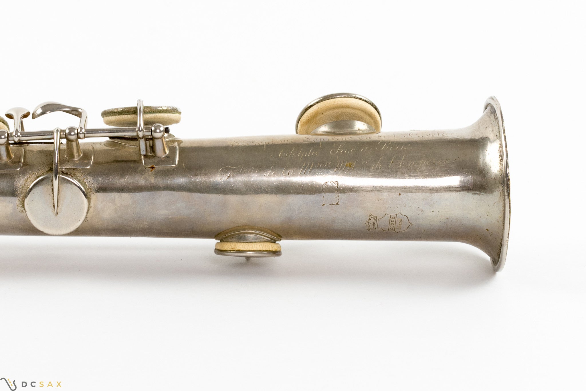 1857 Adolphe Sax Soprano Saxophone With Original Adolphe Sax Mouthpiece