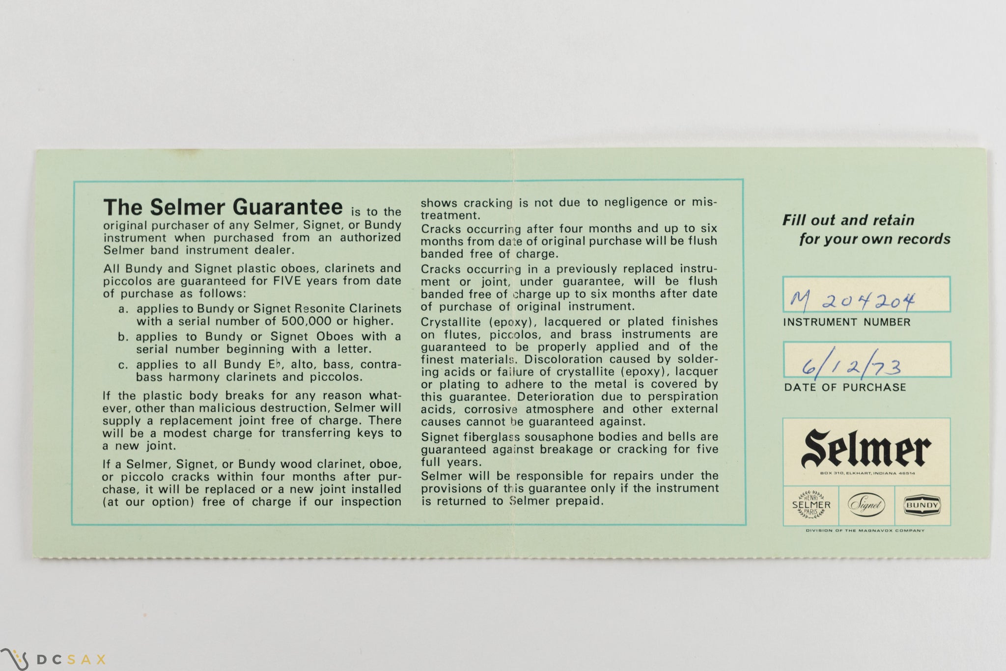 204,xxx Selmer Mark VI Tenor Saxophone, Video