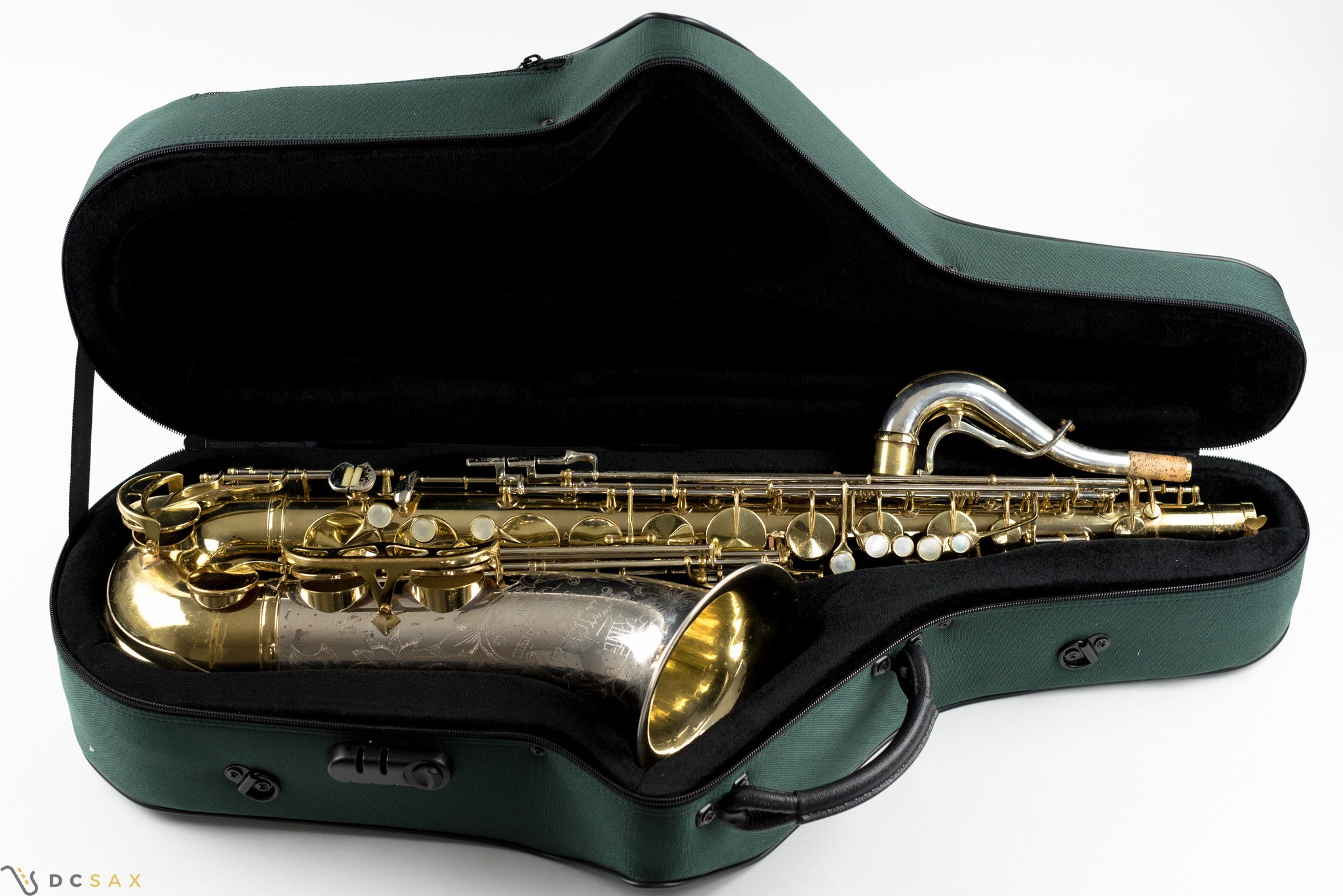 King Super 20 Silver Sonic Tenor Saxophone, Cleveland, Original Lacquer, Fresh Overhaul