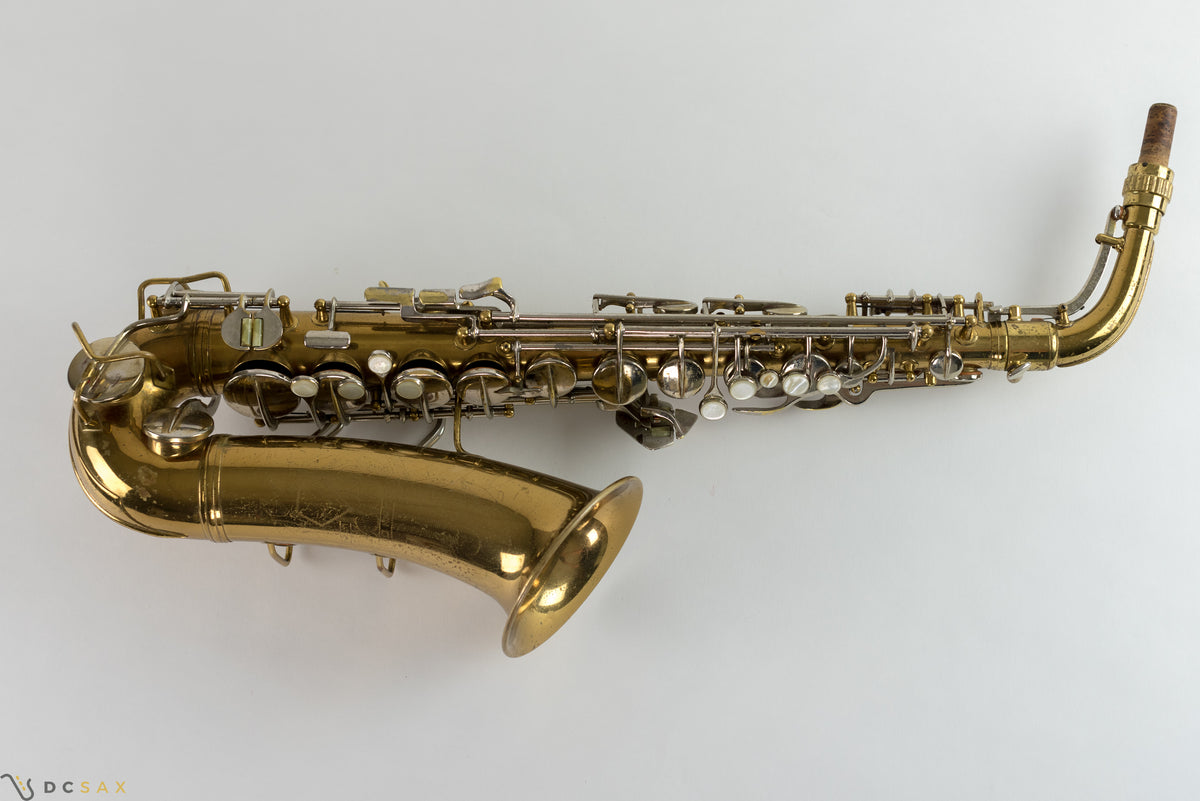 1941 Conn 6M VIII Alto Saxophone, Rolled Tone Holes, Just Serviced, Video