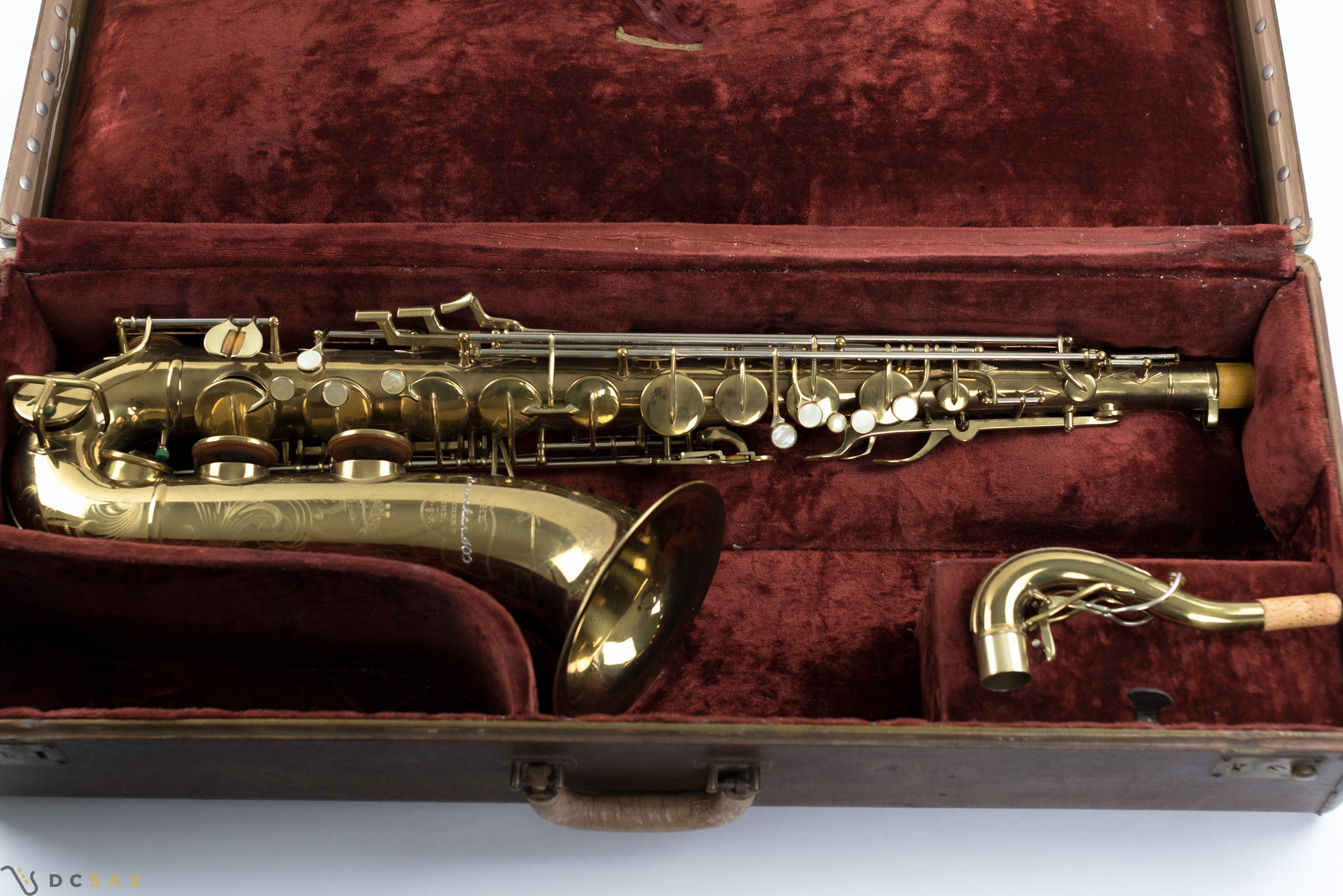 Buescher 400 Top Hat and Cane Tenor Saxophone, Near Mint, Original Lacquer
