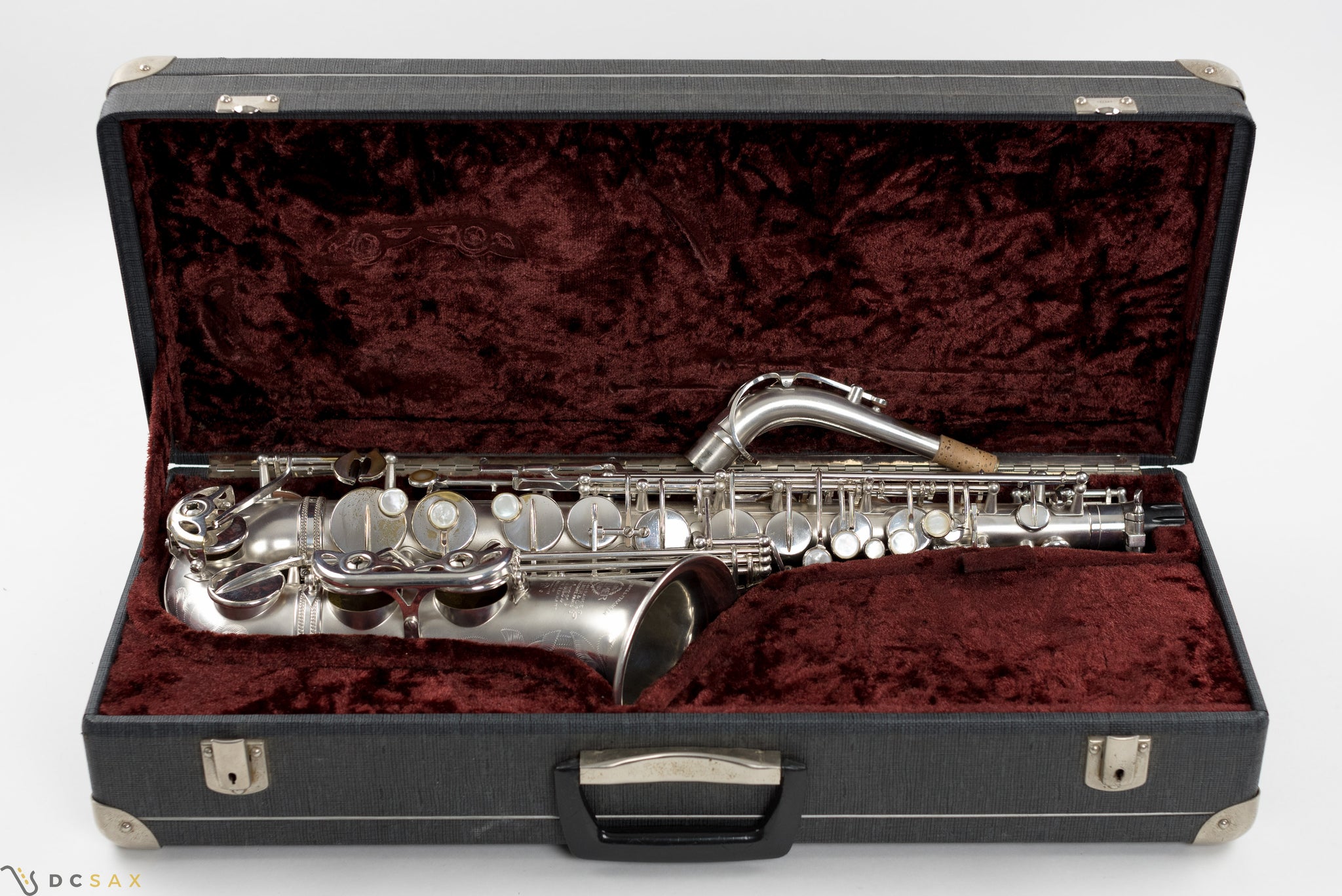 83,xxx Selmer Mark VI Alto Saxophone, 99% Original Satin Silver Plate, Medium Bow, Overhaul, WOW