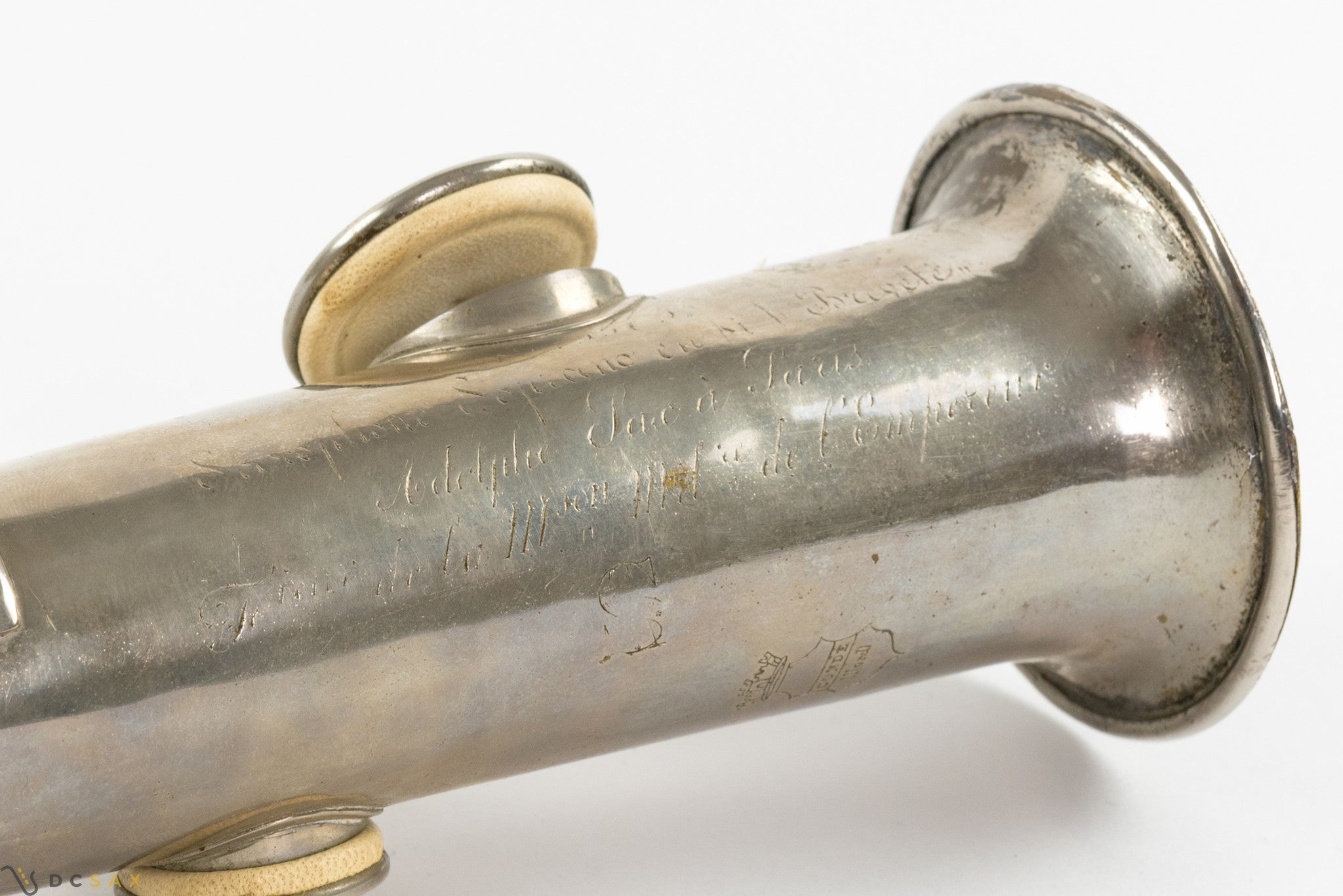 1857 Adolphe Sax Soprano Saxophone With Original Adolphe Sax Mouthpiece