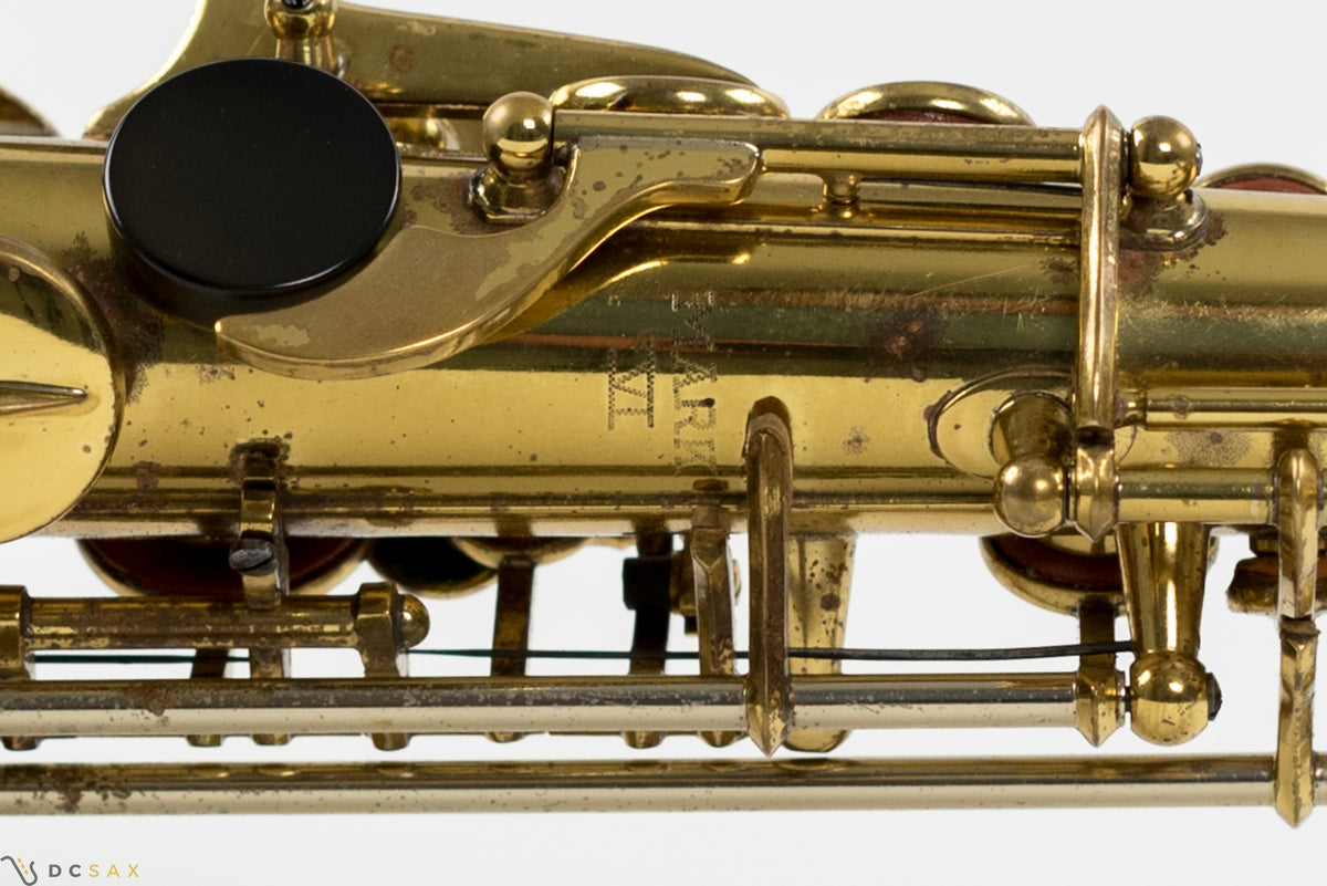 1954년식 55,xxx번대 셀머 Mark VI 알토 색소폰, 더블 S 넥, 전체 수리 완료