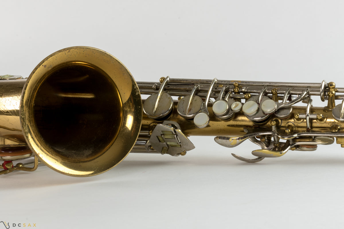 1941년식 콘(Conn) 6M VIII 알토 색소폰, 롤톤 홀(Rolled Tone Holes), 점검 완료, 영상 포함