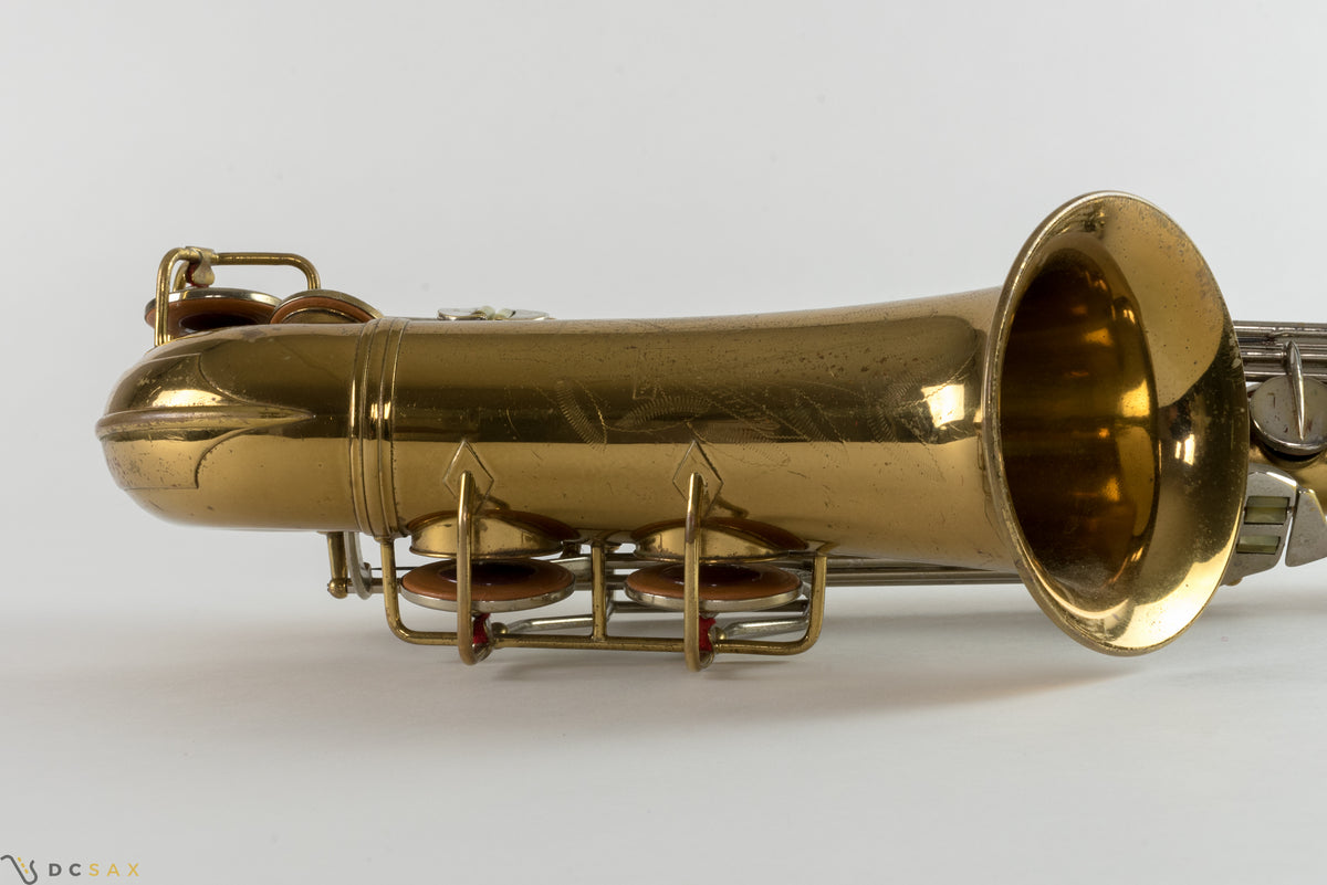 1941년식 콘(Conn) 6M VIII 알토 색소폰, 롤톤 홀(Rolled Tone Holes), 점검 완료, 영상 포함
