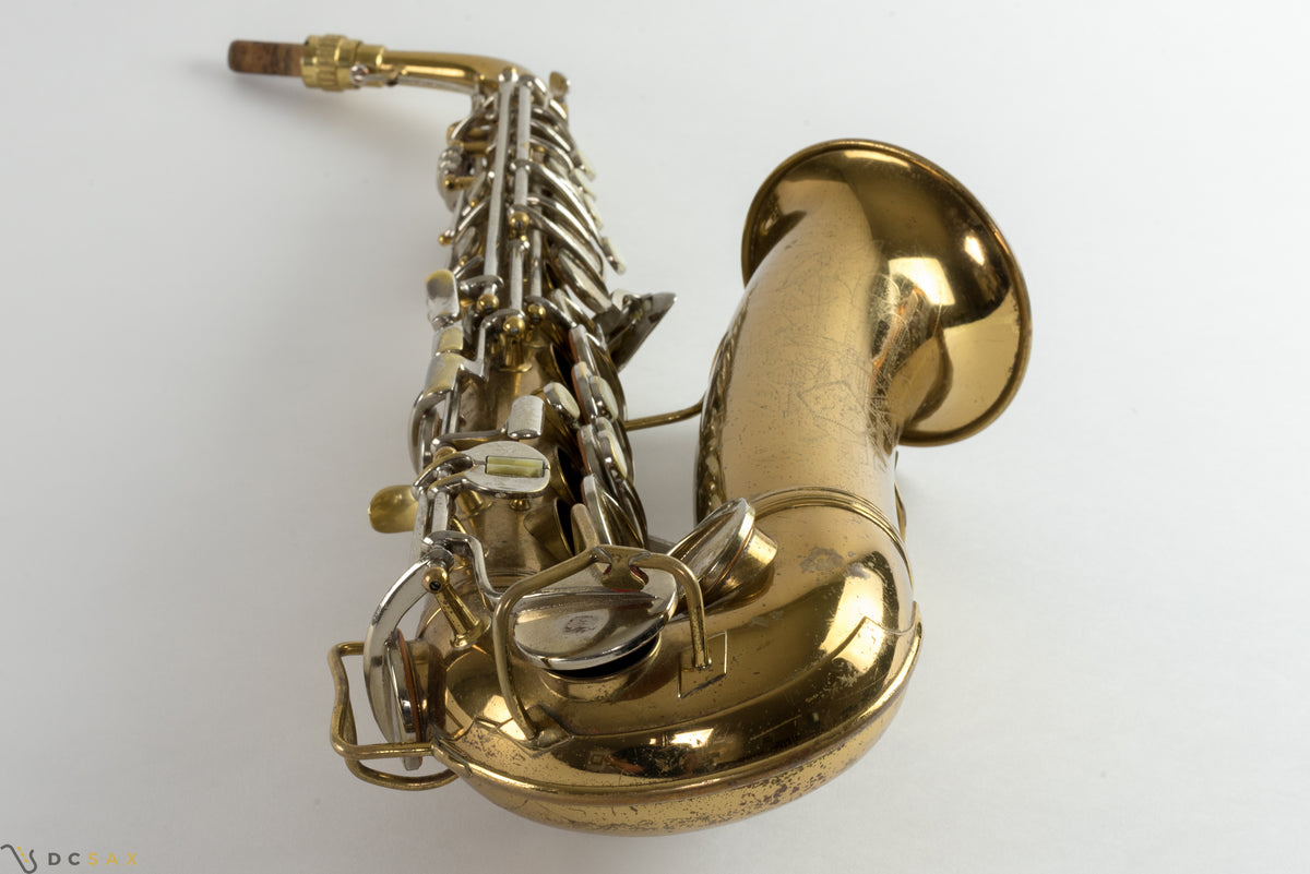 1941년식 콘(Conn) 6M VIII 알토 색소폰, 롤톤 홀(Rolled Tone Holes), 점검 완료, 영상 포함