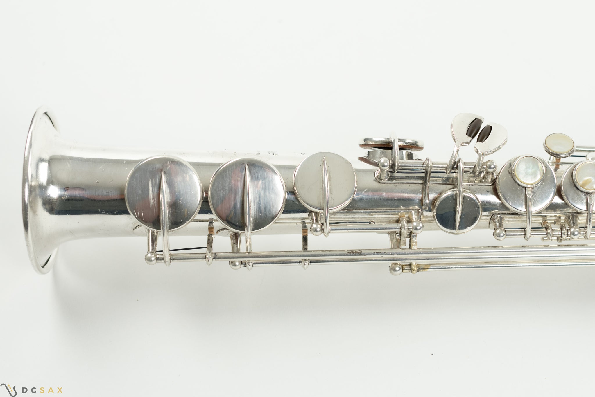 86,xxx Selmer Mark VI Soprano Saxophone, 99% Original Silver Plated, High F#, Overhauled