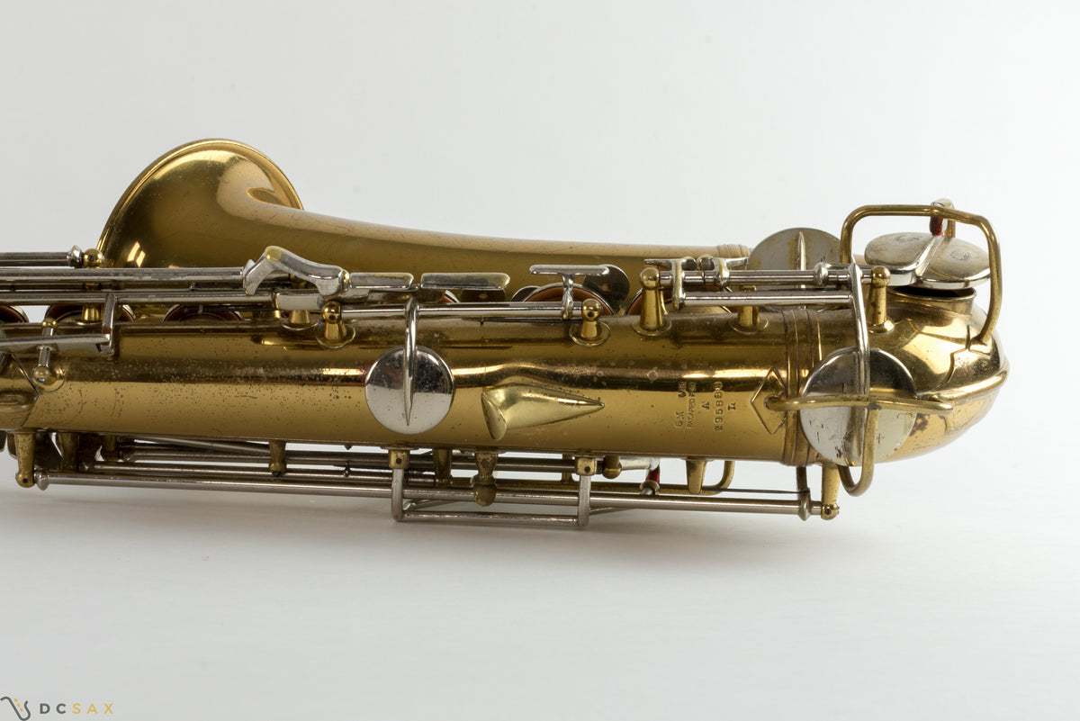 1941년식 콘(Conn) 6M VIII 알토 색소폰, 롤톤 홀(Rolled Tone Holes), 점검 완료, 영상 포함