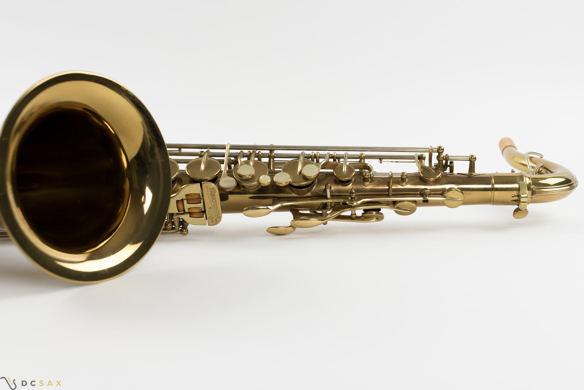Buescher 400 Top Hat and Cane Tenor Saxophone, Near Mint, Original Lacquer