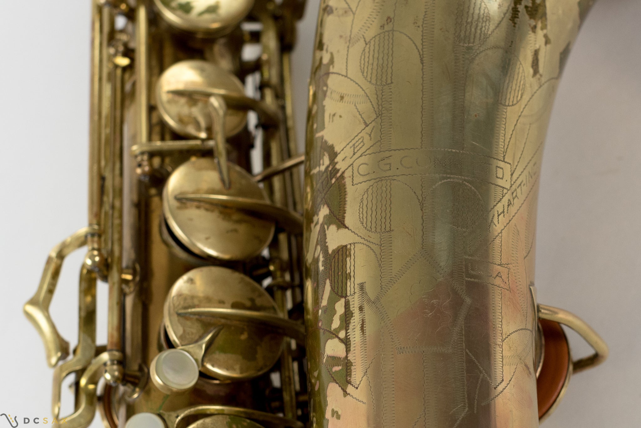 1941 Conn 10M Tenor Saxophone ORIGINAL LACQUER, ROLLED TONE HOLES