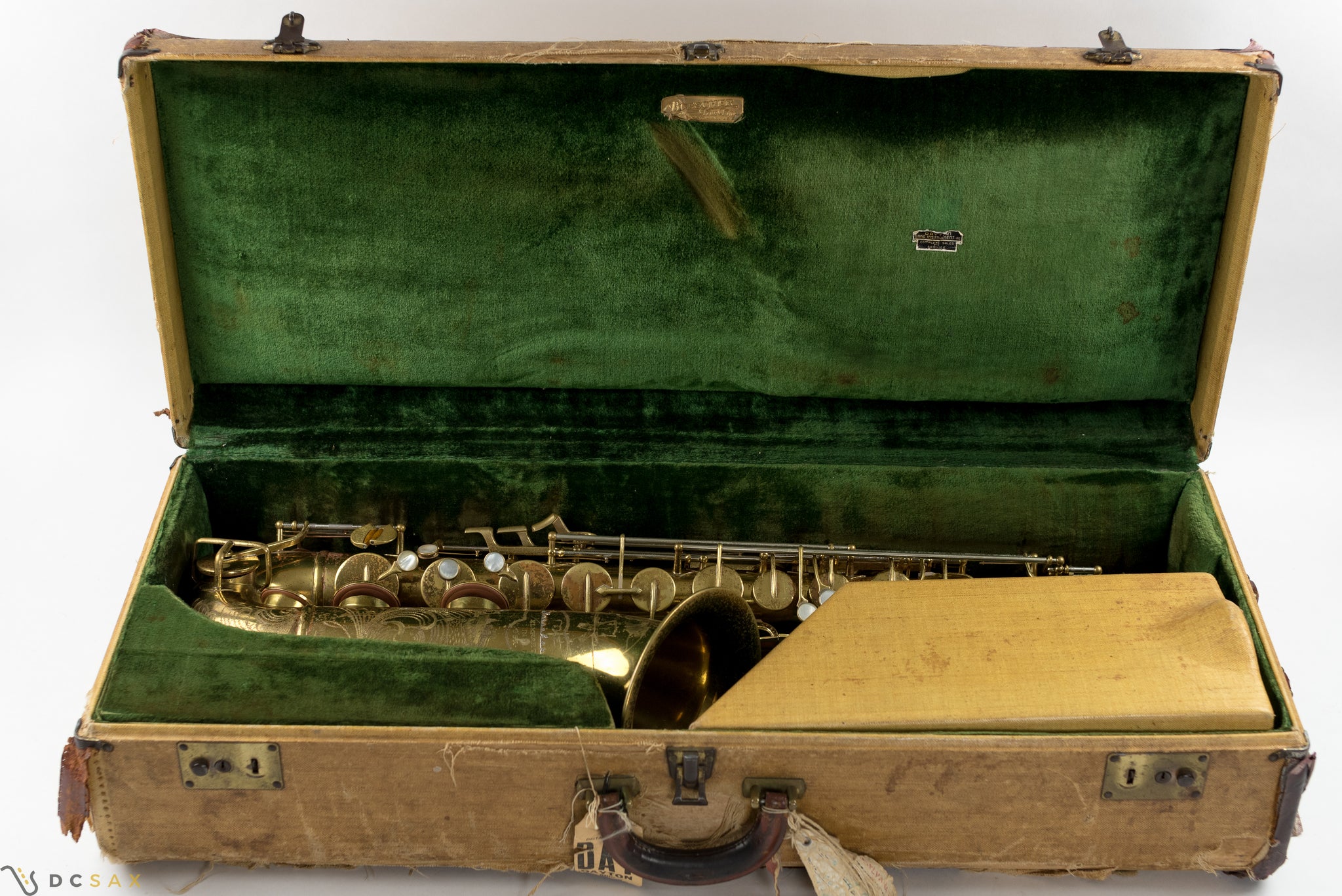 1949 Buescher 400 Top Hat and Cane Tenor Saxophone, Fresh Overhaul, Original Lacquer, Video