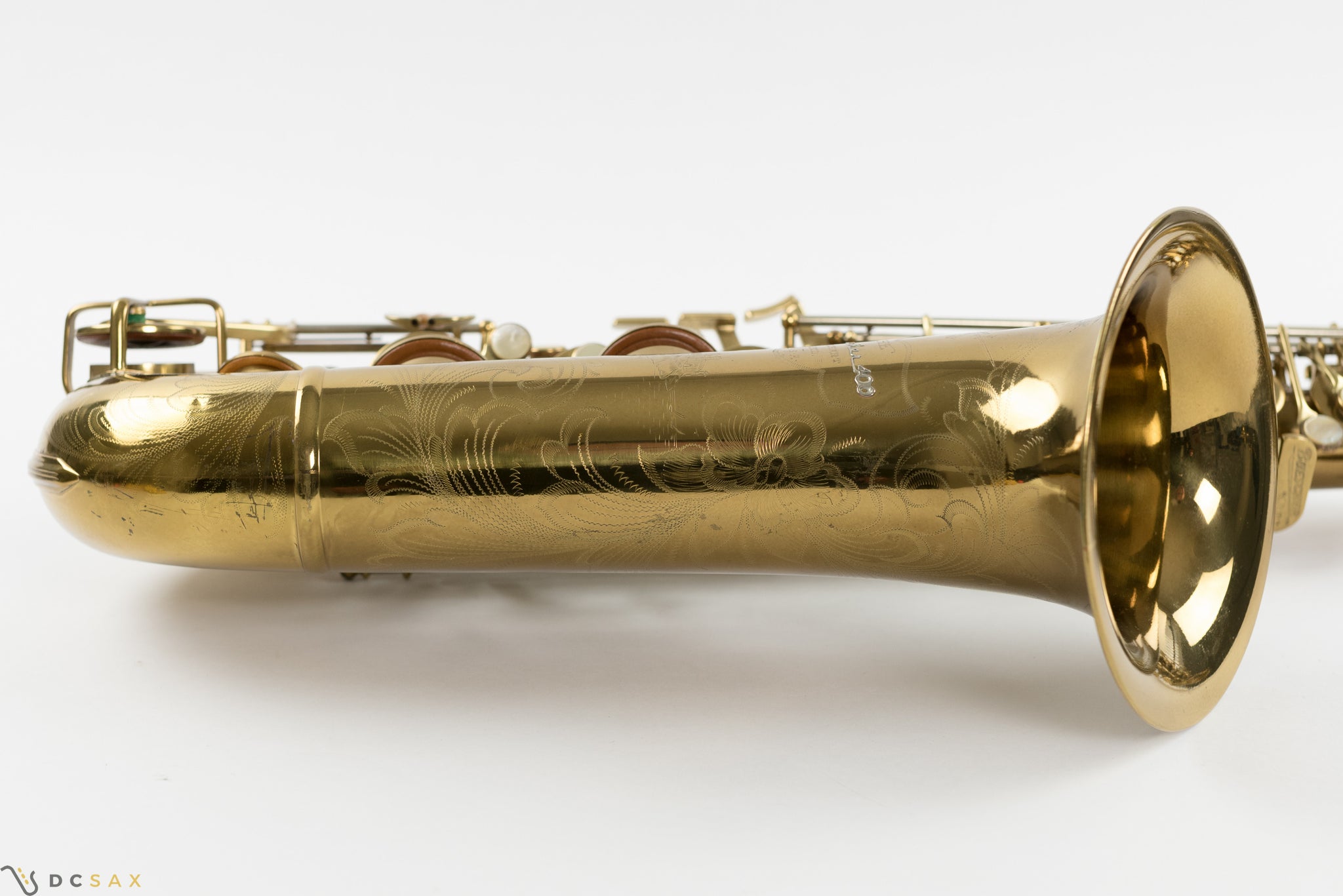 Buescher 400 Top Hat and Cane Tenor Saxophone, Near Mint, Original Lacquer