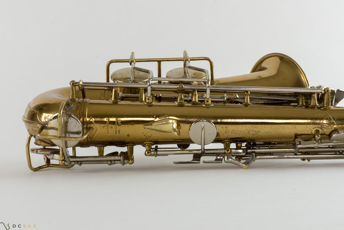 1941년식 콘(Conn) 6M VIII 알토 색소폰, 롤톤 홀(Rolled Tone Holes), 점검 완료, 영상 포함