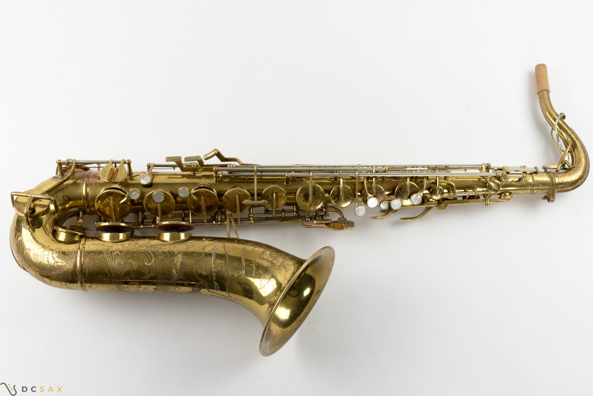 1949 Buescher 400 Top Hat and Cane Tenor Saxophone, Fresh Overhaul, Original Lacquer, Video