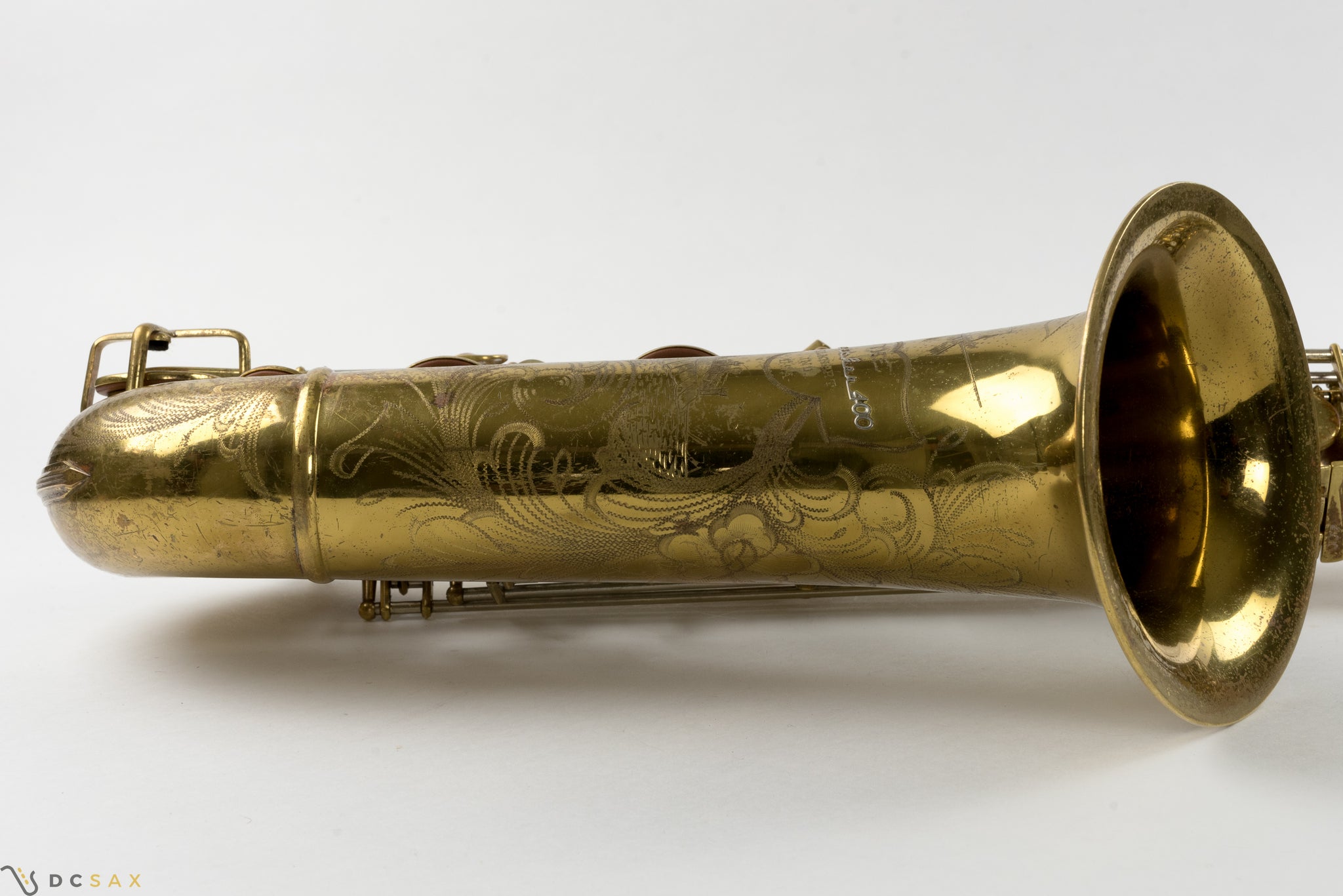 1949 Buescher 400 Top Hat and Cane Tenor Saxophone, Fresh Overhaul, Original Lacquer, Video