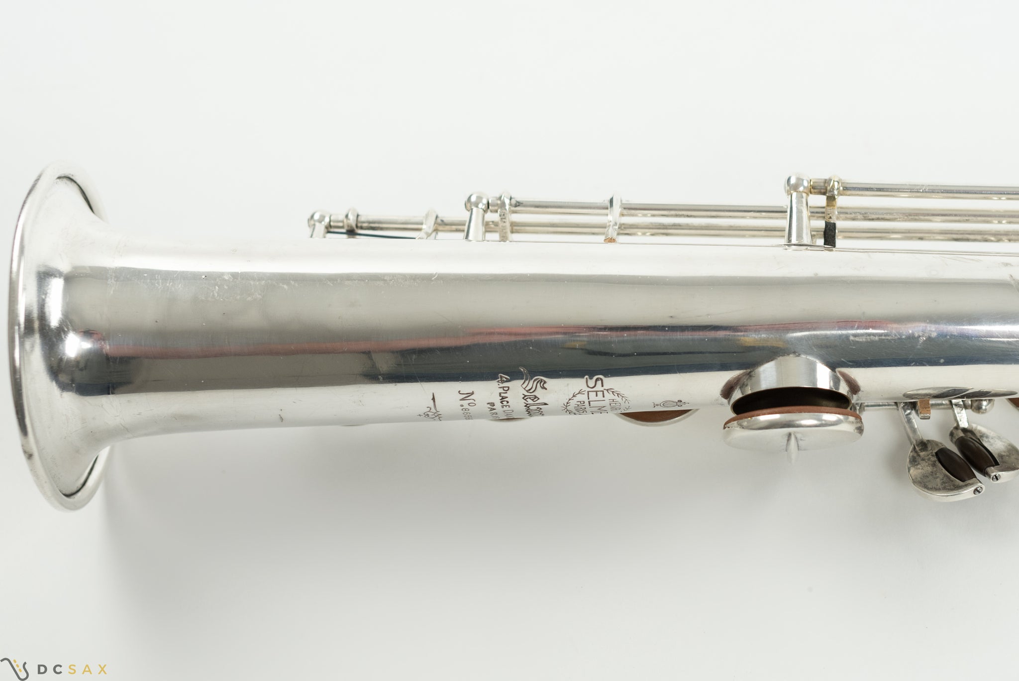 86,xxx Selmer Mark VI Soprano Saxophone, 99% Original Silver Plated, High F#, Overhauled