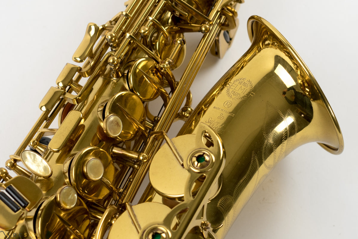 Selmer Super Action 80 Alto Saxophone, Just Serviced