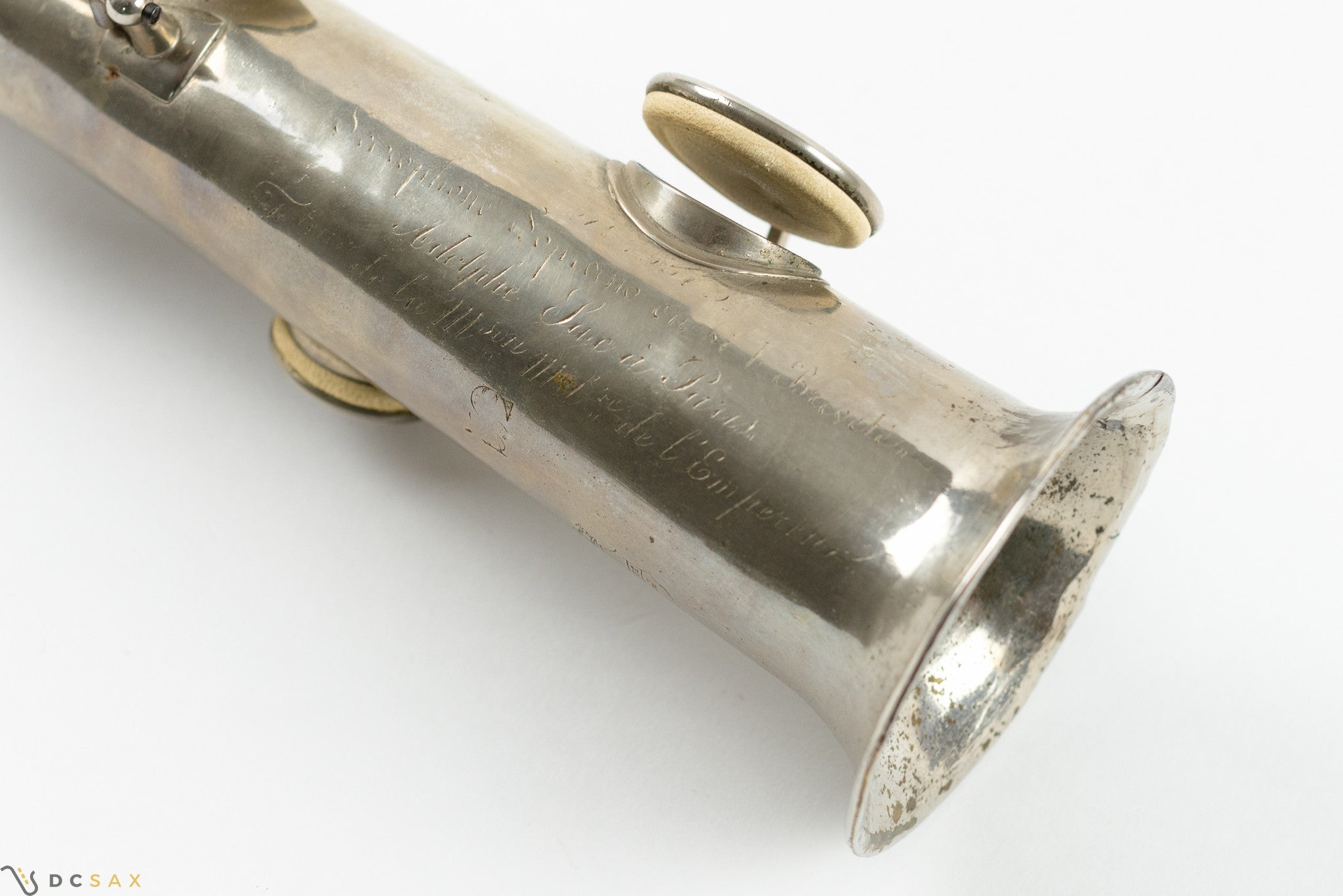 1857 Adolphe Sax Soprano Saxophone With Original Adolphe Sax Mouthpiece