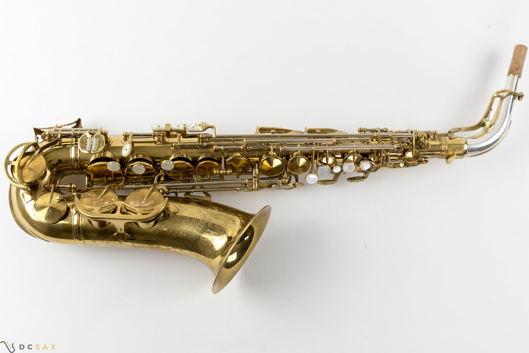 308,xxx King Super 20 Alto Saxophone, Full Pearls, Silver Neck, 96% Original Lacquer