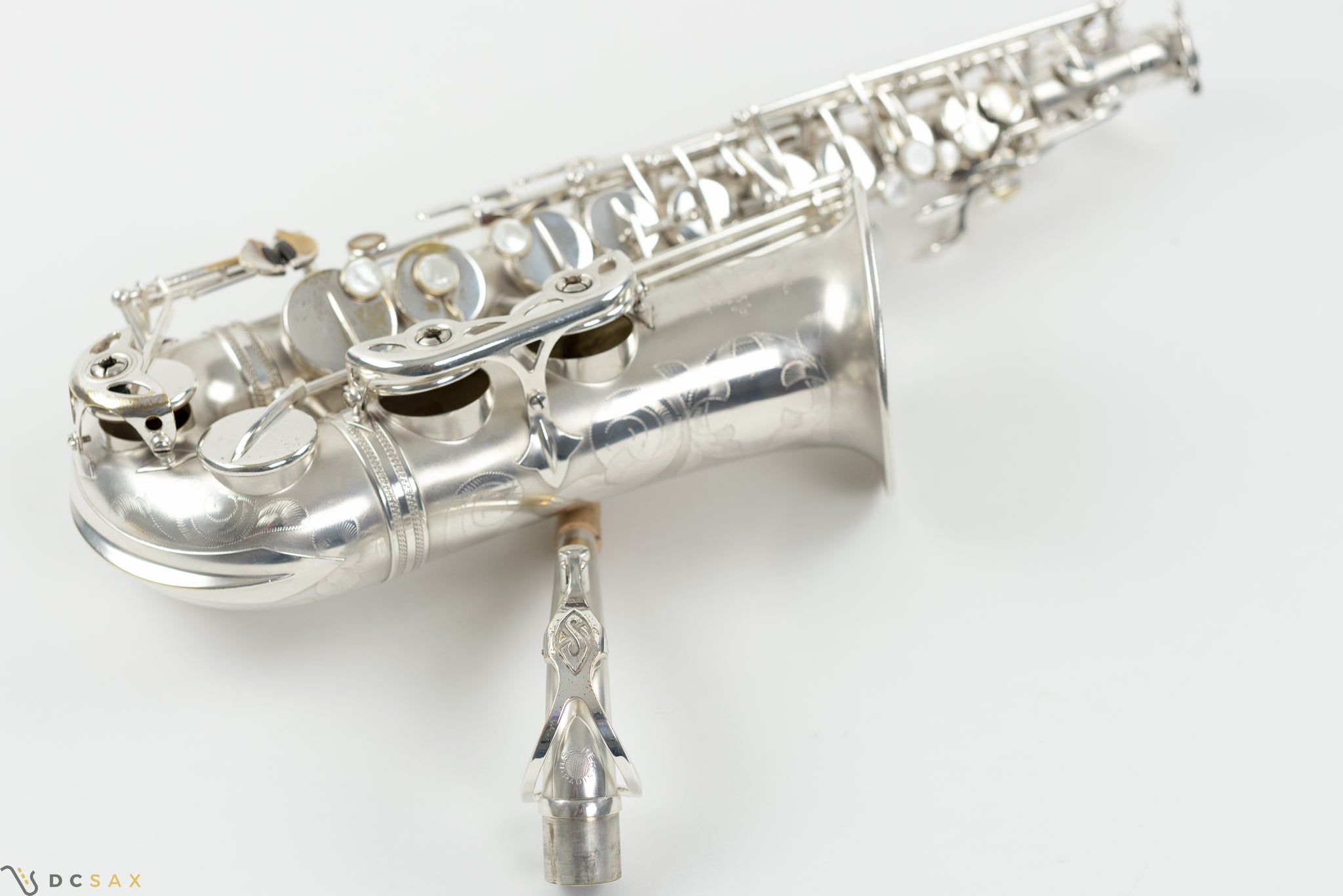83,xxx Selmer Mark VI Alto Saxophone, 99% Original Satin Silver Plate, Medium Bow, Overhaul, WOW