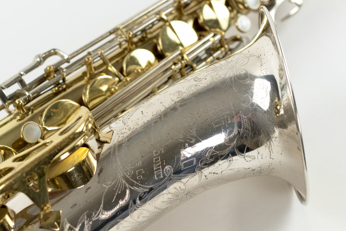 King Super 20 Silver Sonic Tenor Saxophone, Cleveland, Original Lacquer, Fresh Overhaul