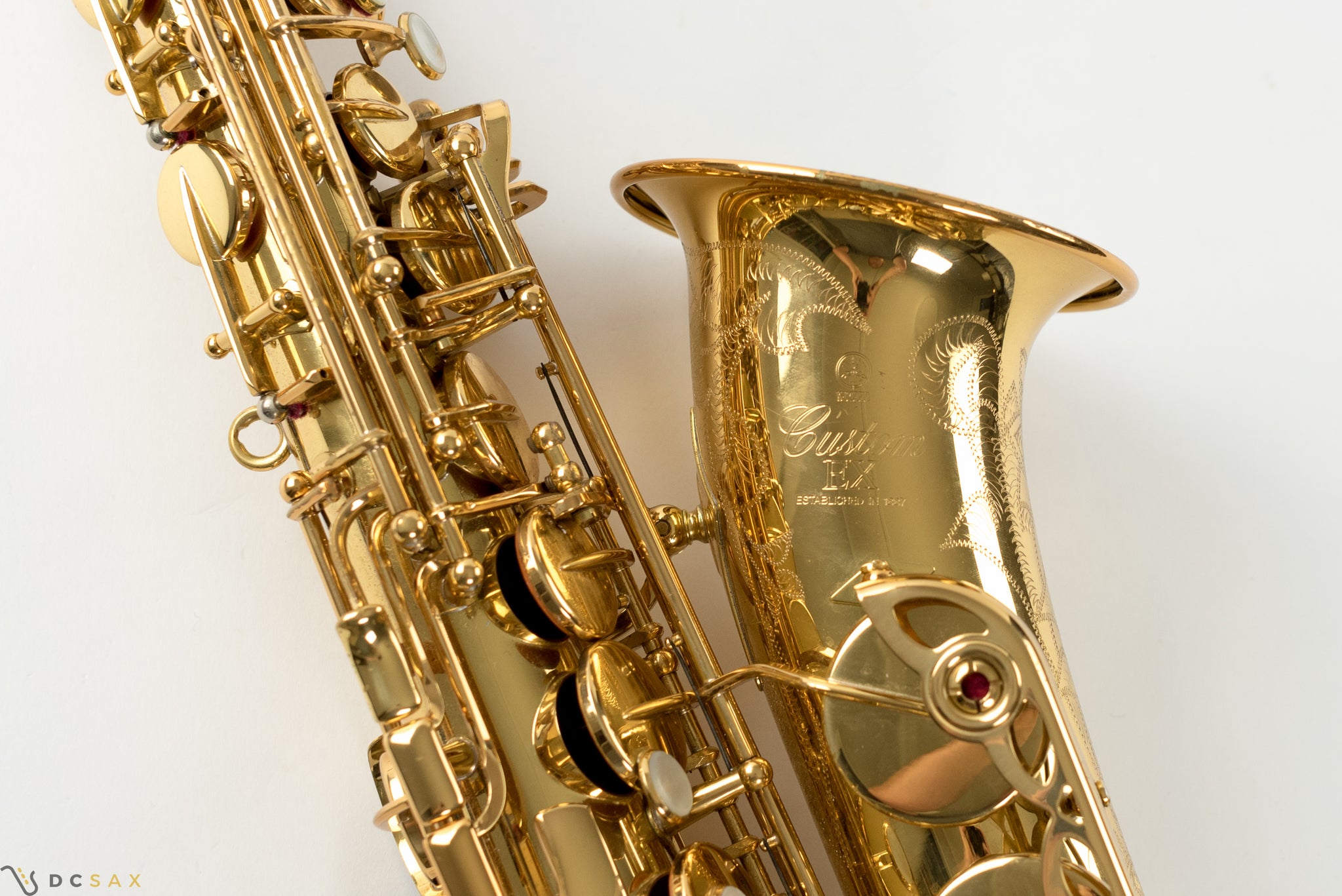 Yamaha Custom 875EX Alto Saxophone, V1 Neck, Just Serviced