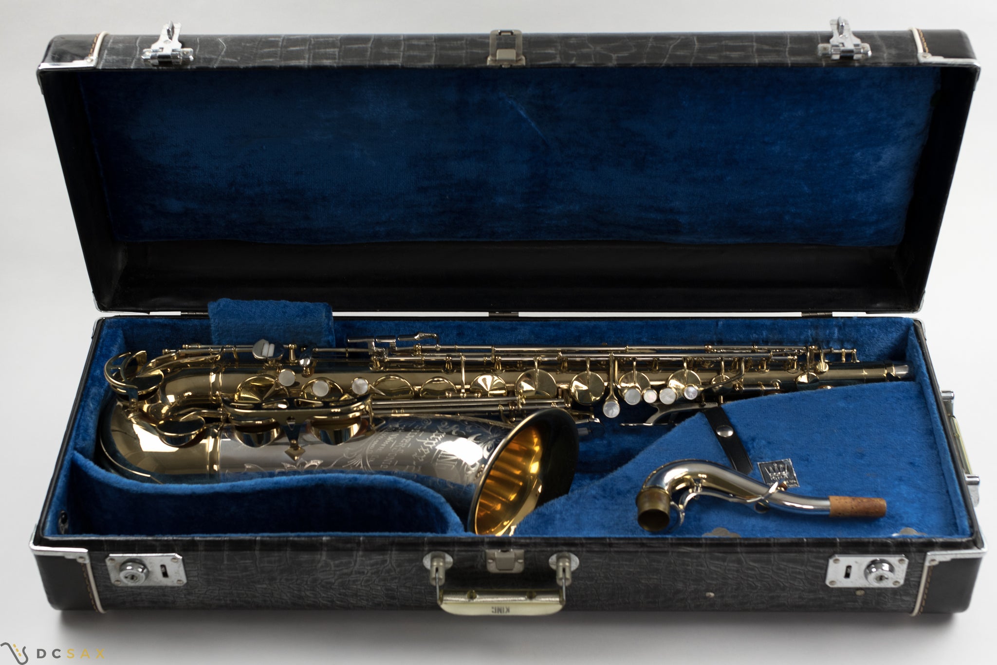 King Super 20 Tenor Saxophone, Silver Sonic, Cleveland, NEAR MINT, WOW