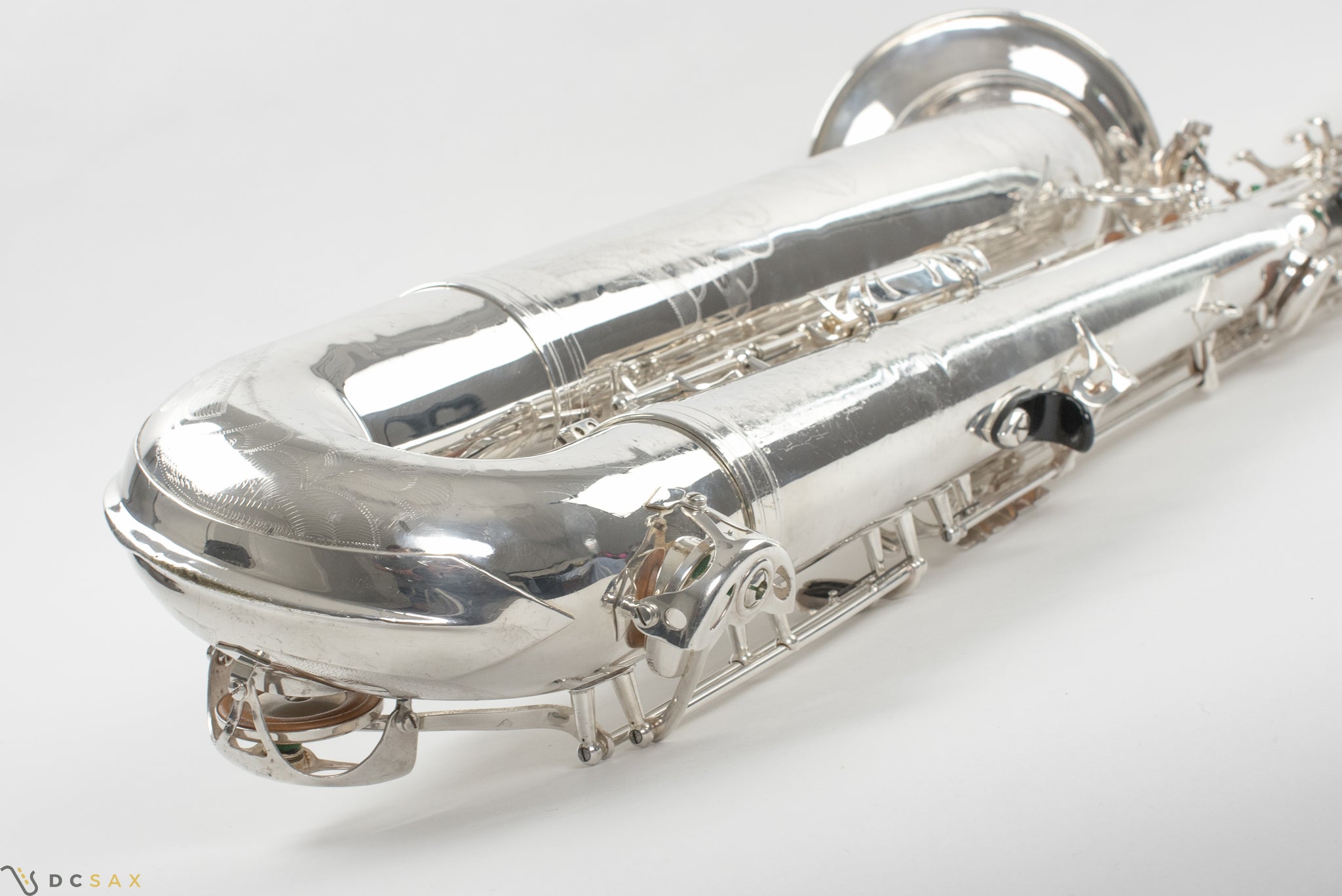 Selmer Super Action 80 Baritone Saxophone, Silver Plated